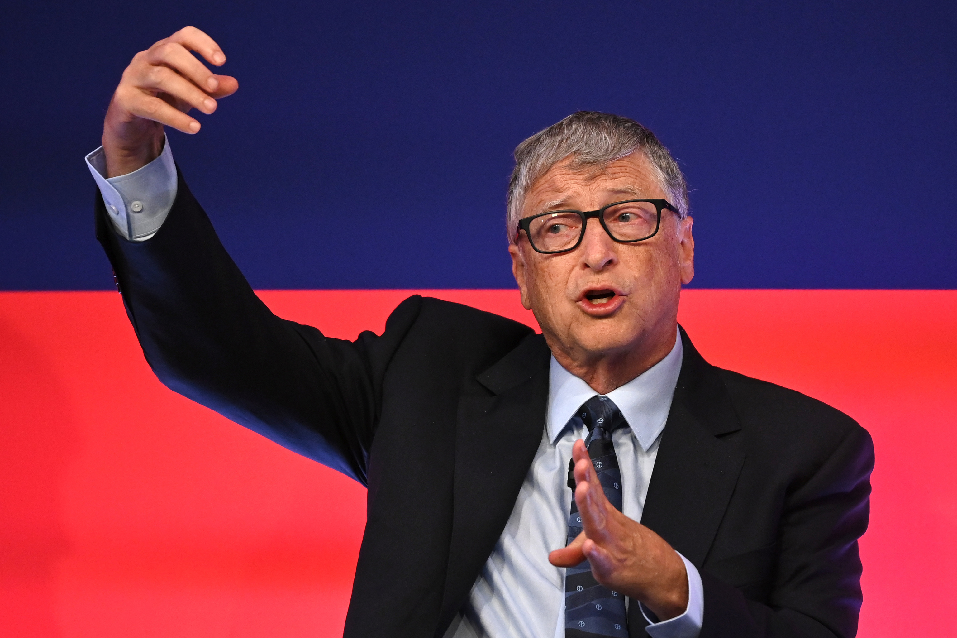 Bill Gates durante una conferencia en Londres en 2021.
