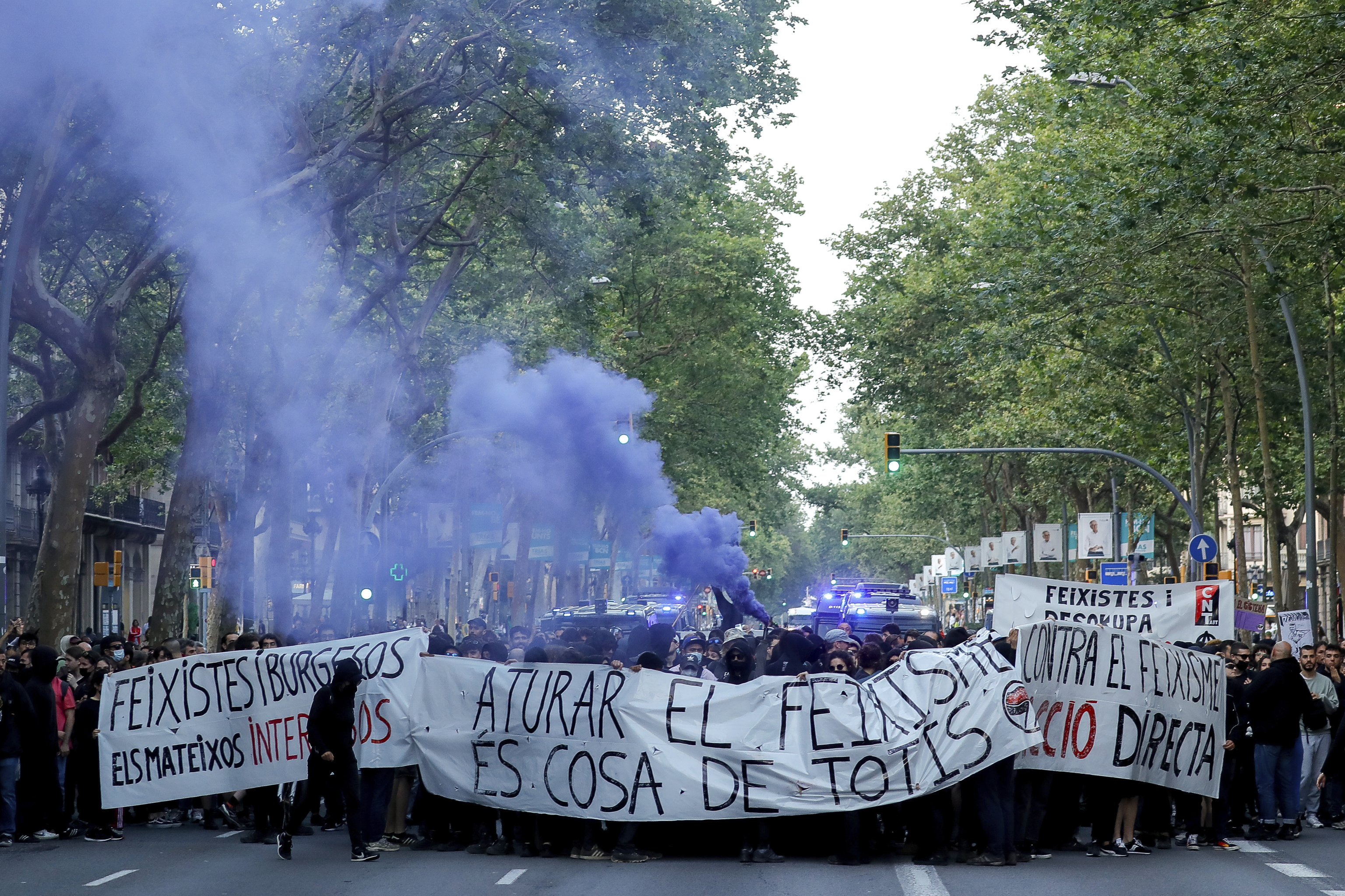 Protesta en Barcelona