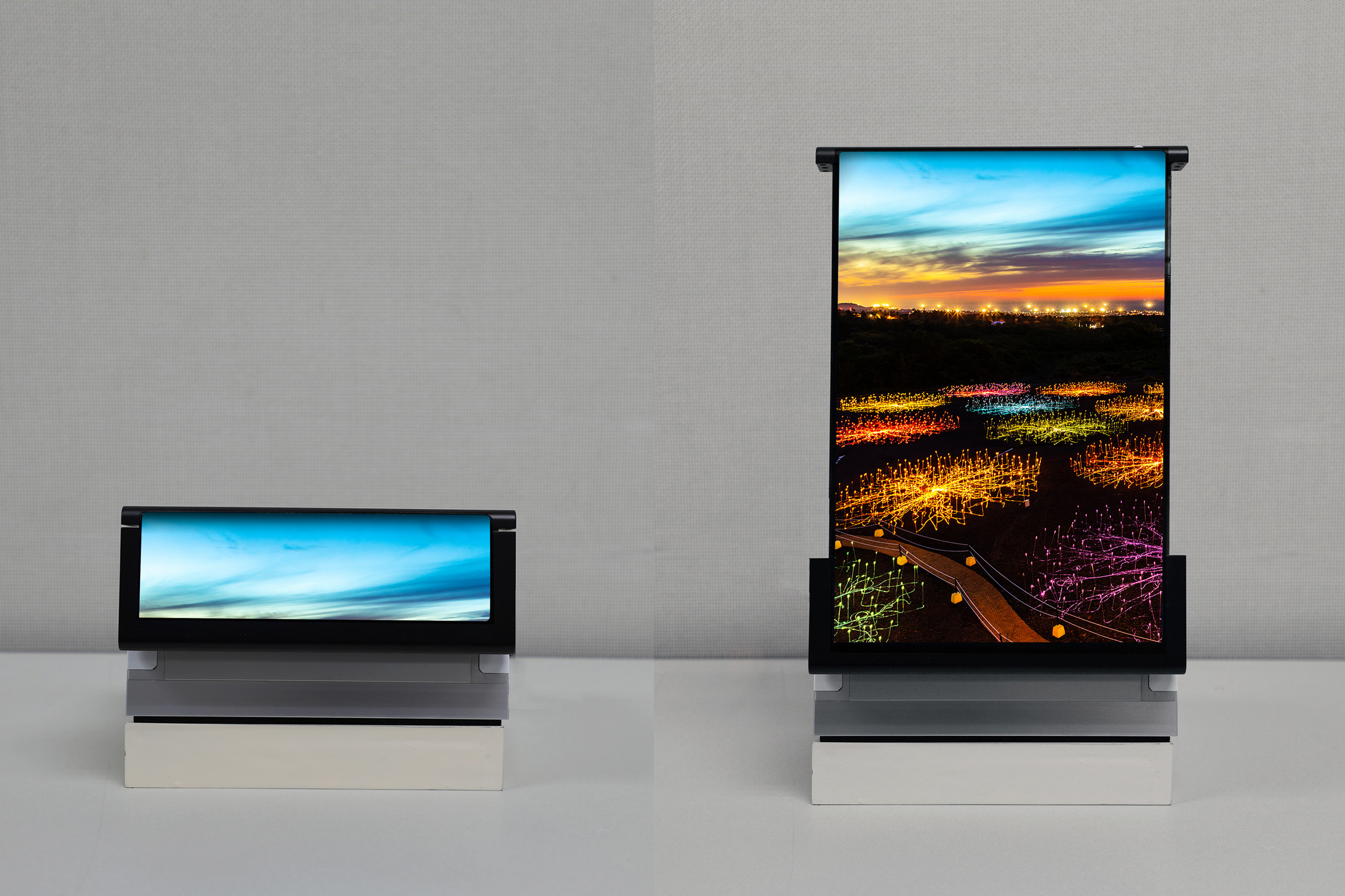 Algunas de las pantallas de Samsung.
