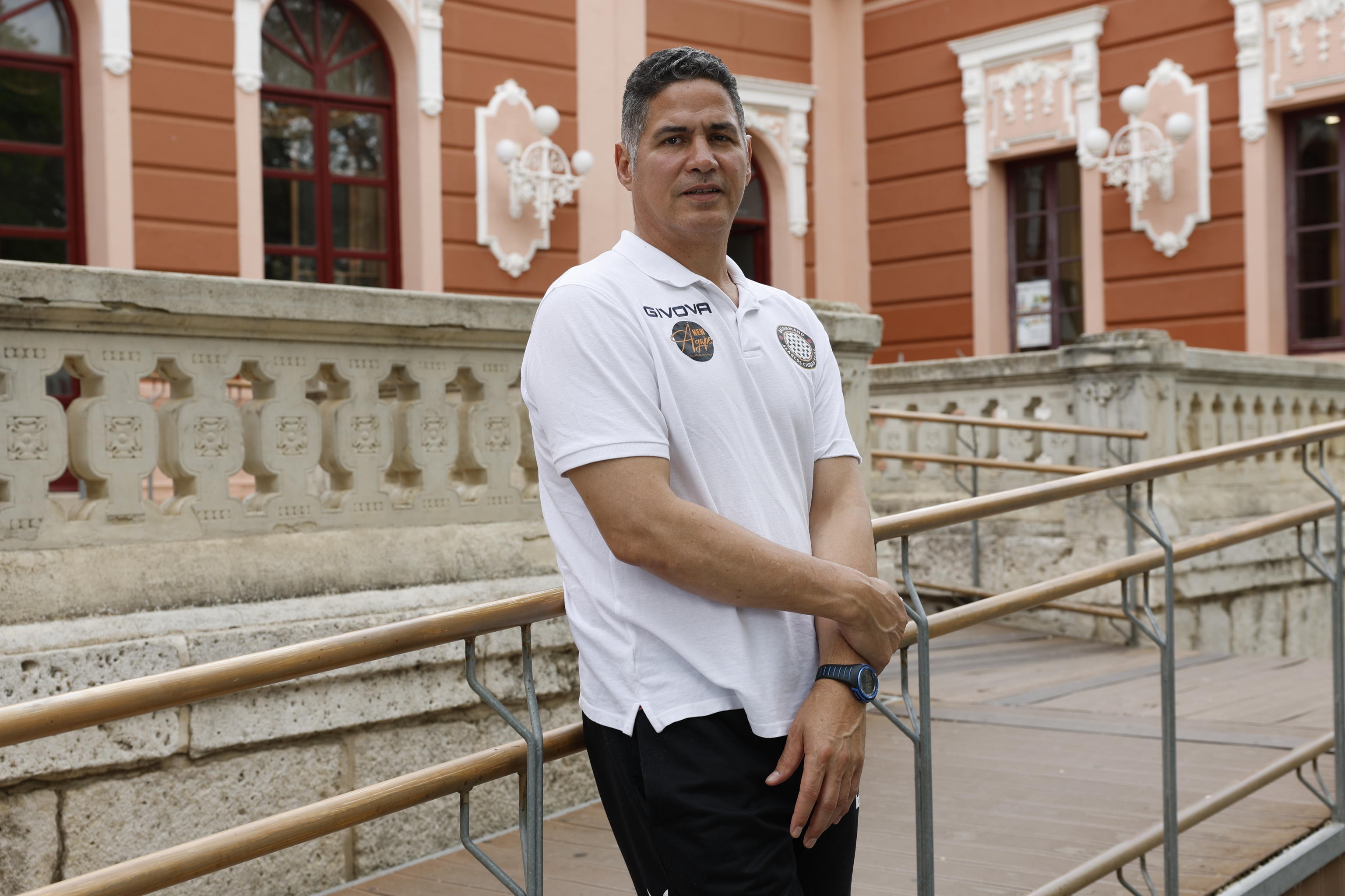 Uríos, entrenador del Club Alarcos de Ciudad Real.