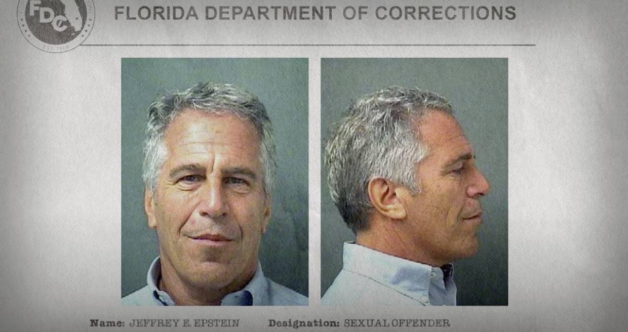 Ficha policial de Jeffrey Epstein