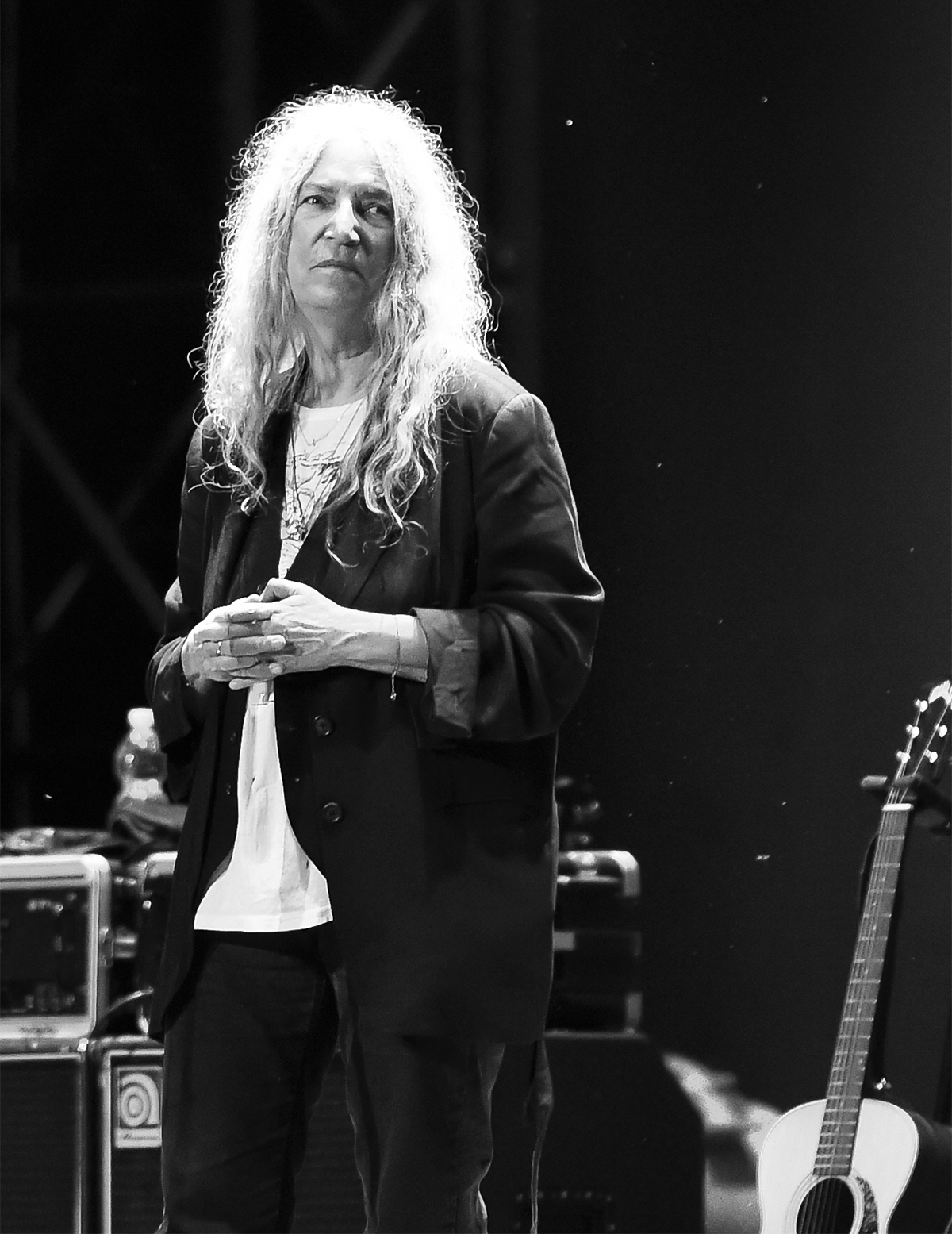 Patti Smith, durante un concierto en junio de 2022.