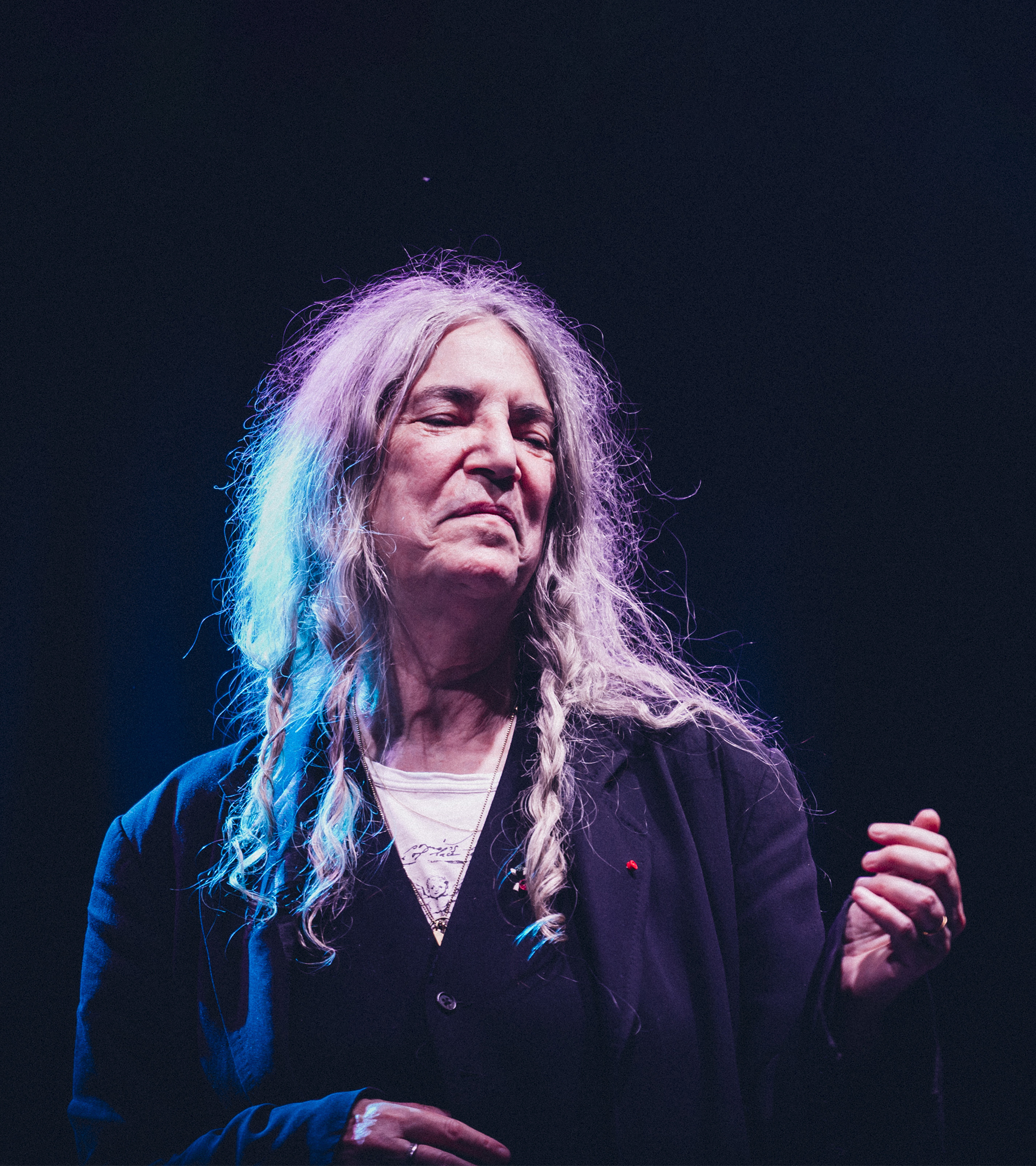 Patti Smith, durante un concierto en agosto de 2022.