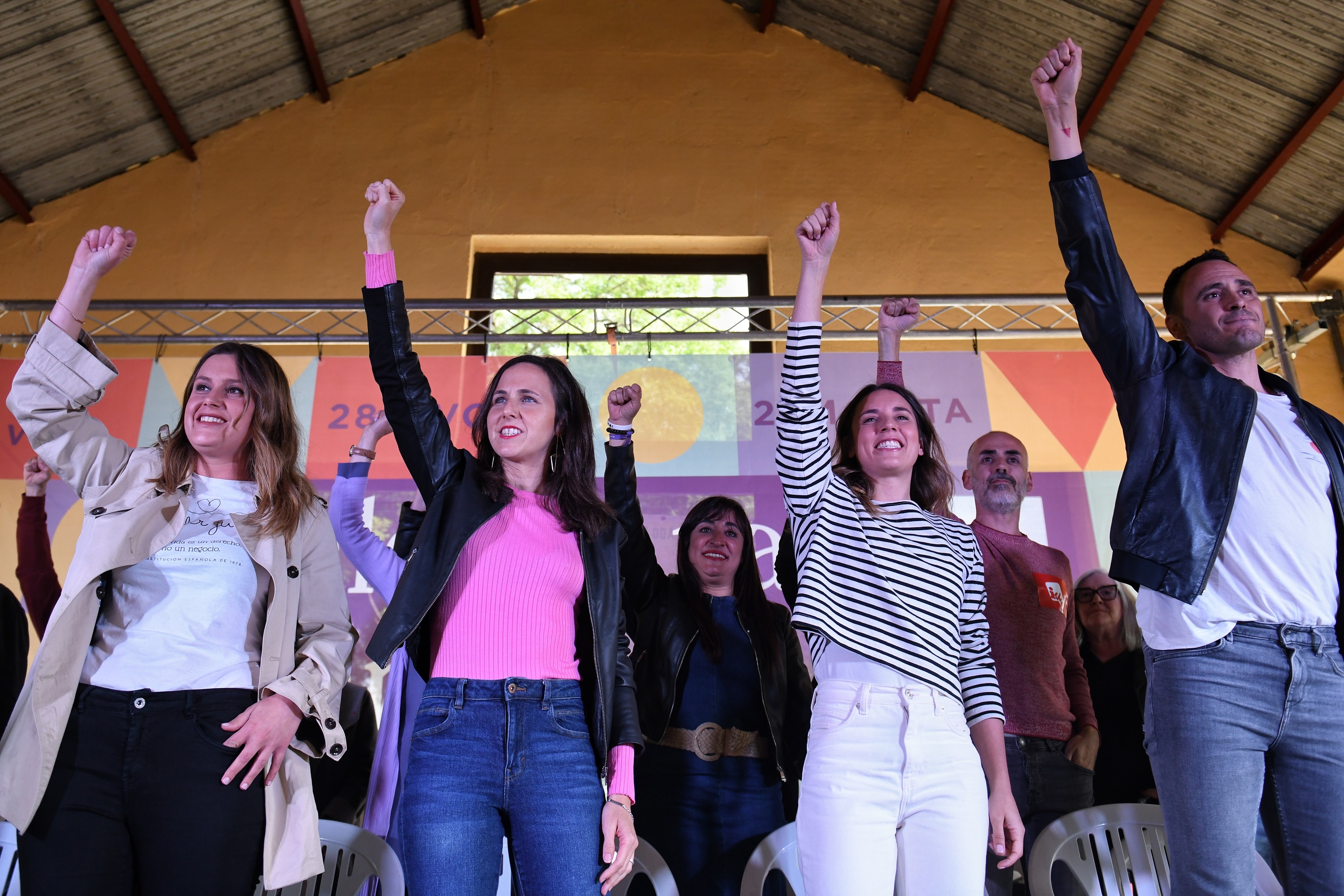 Un acto de Podemos para las elecciones del 28-M