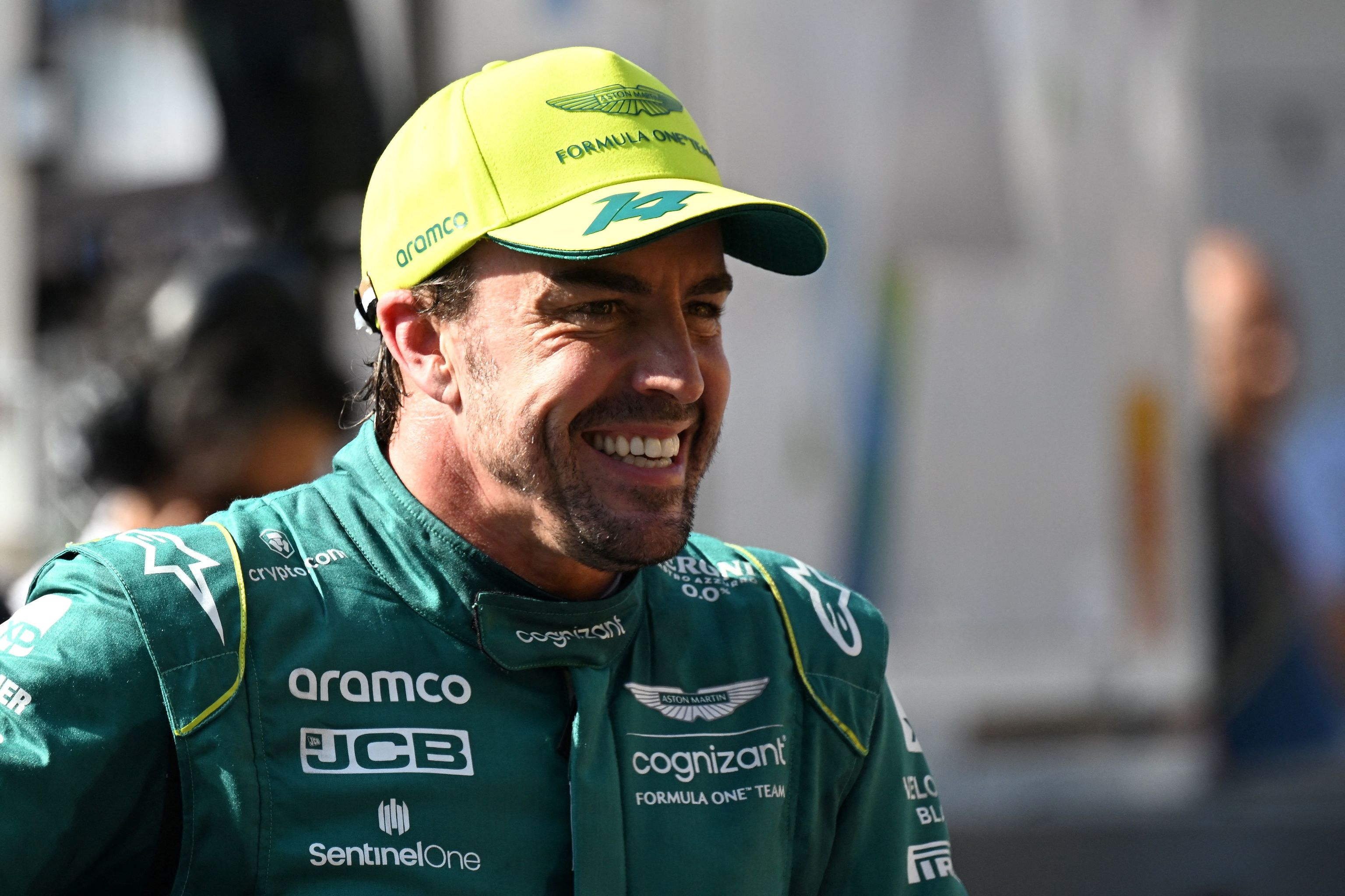 Fernando Alonso, sonriente, este sábado en Mónaco.