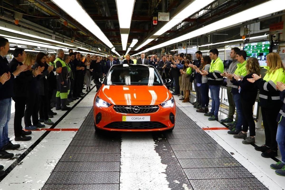 Inicio de la produccin del Opel Corsa elctrico en Zaragoza