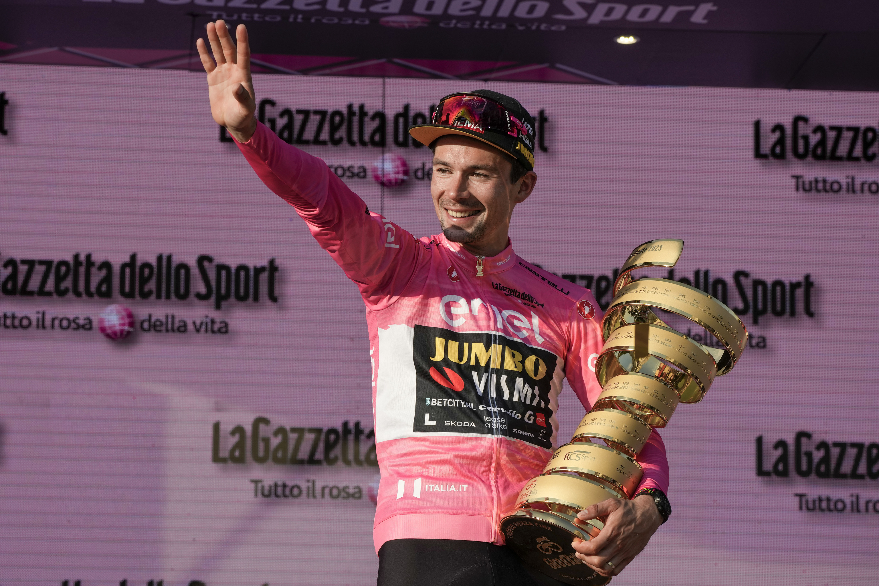 Primoz Roglic, ganador del Giro 2023.