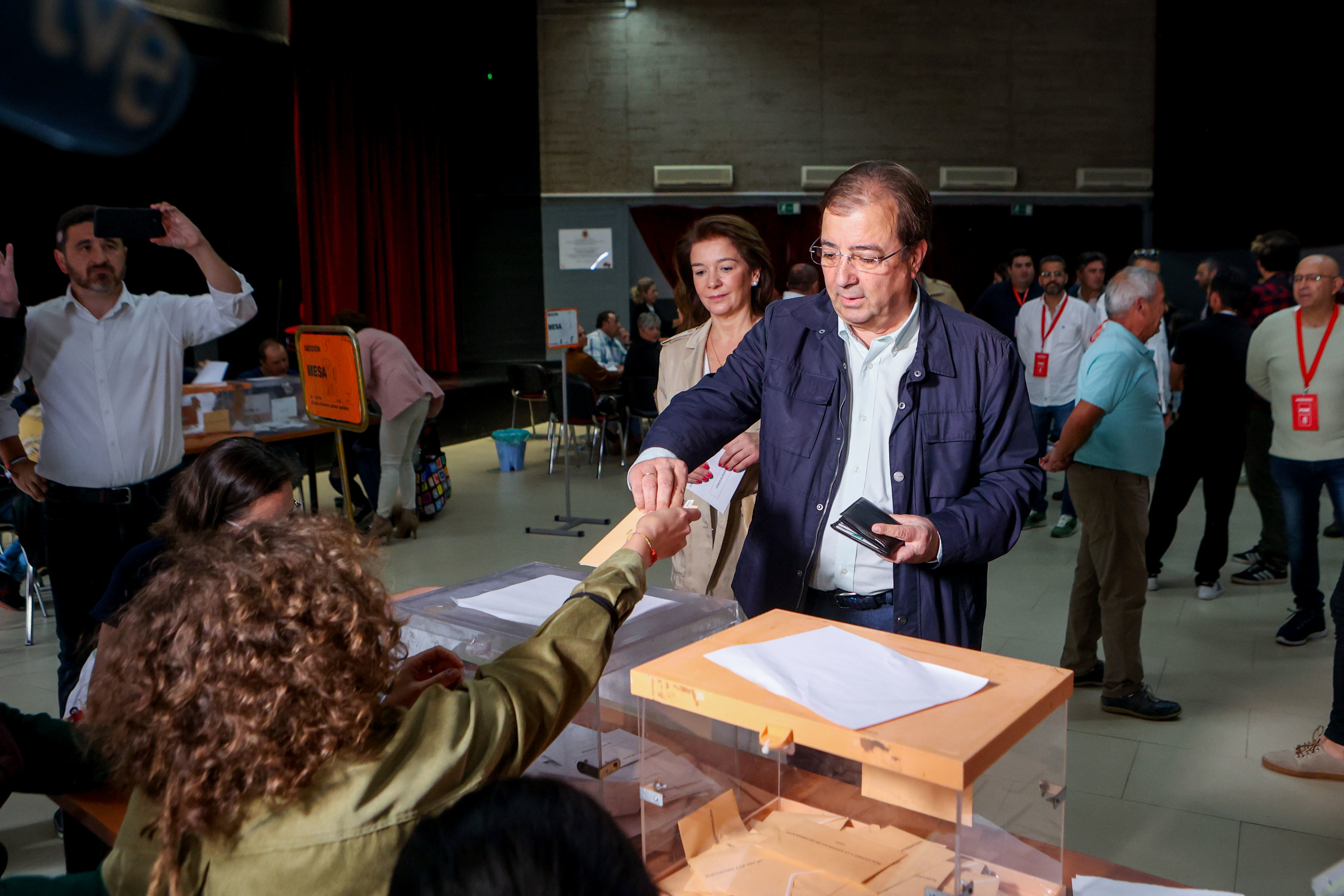 El candidato a la presidencia de la Junta de Extremadura, Guillermo Fernández Vara.
