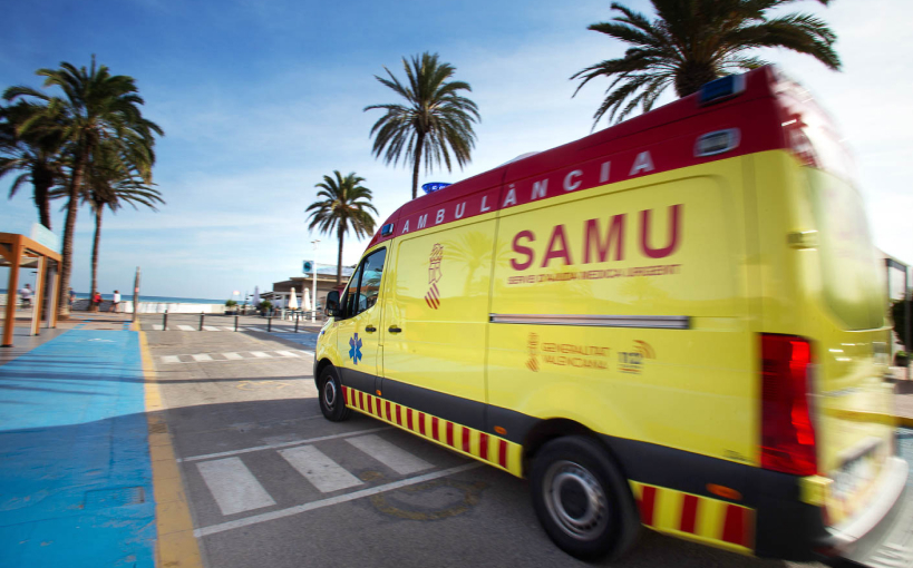 Una ambulancia del SAMU de la Generalitat Valenciana