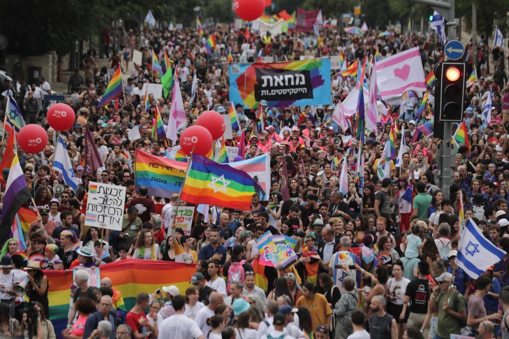 Imagen del Desfile del Orgullo Gay en Tel Aviv.