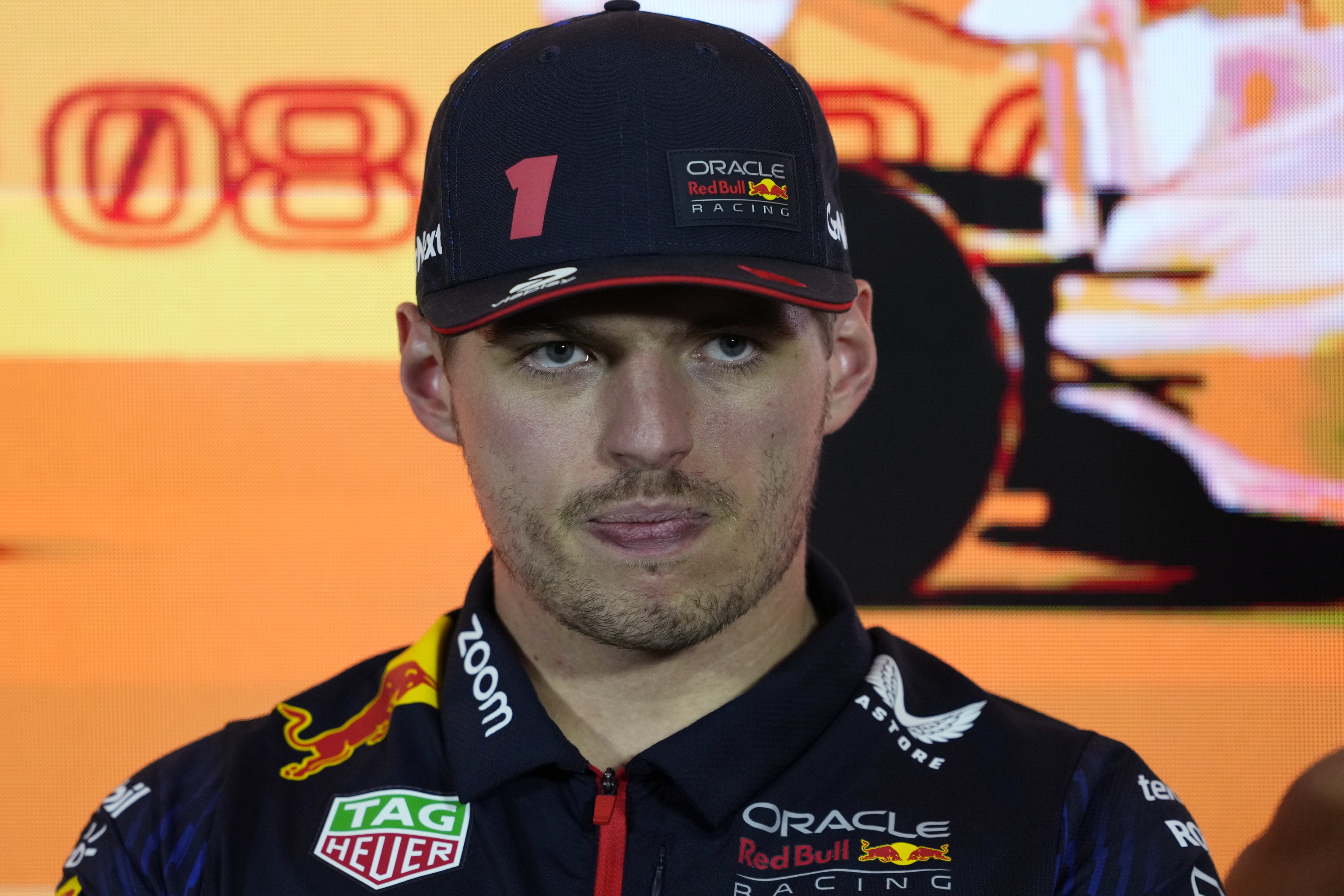 Verstappen, at the Montmel press conference