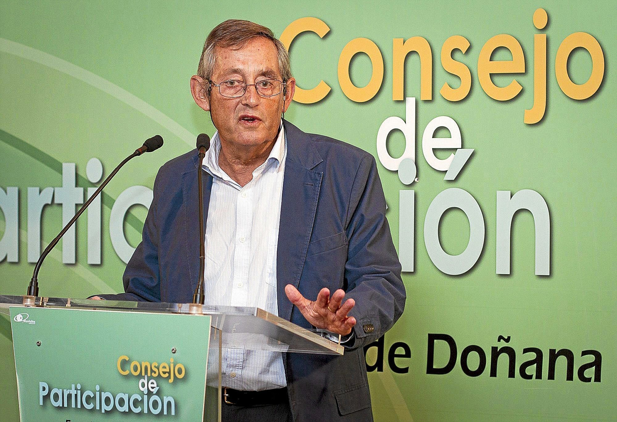 Miguel Delibes, presidente del Consejo de Participación de Doñana.