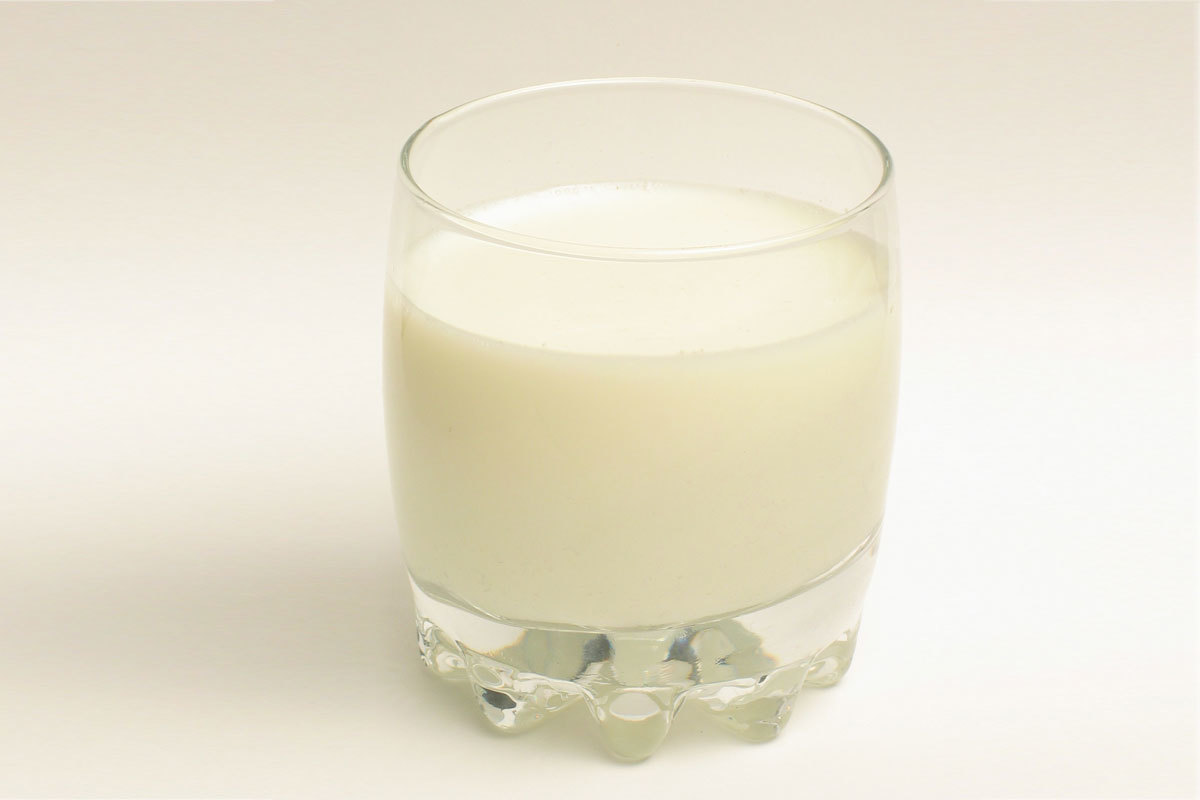 Un vaso de leche