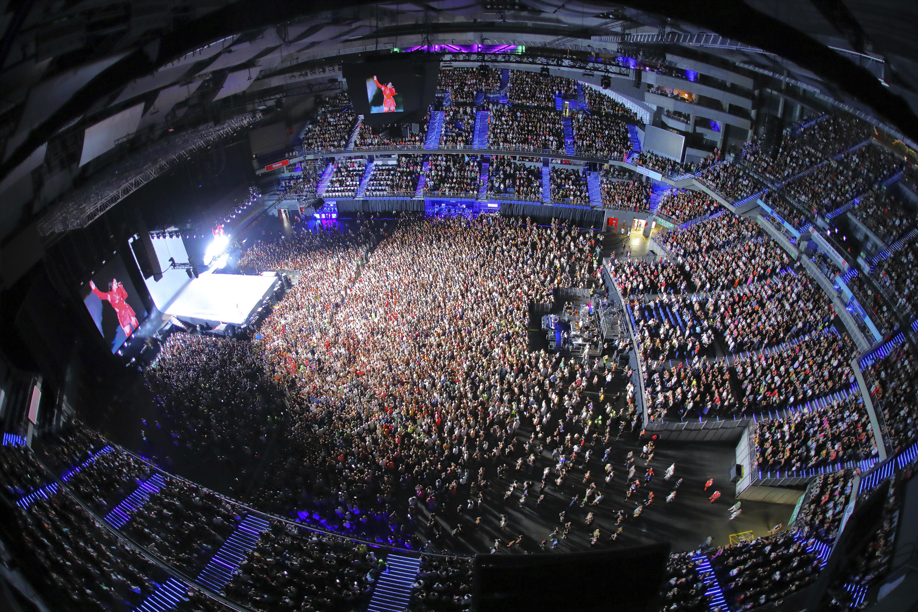 El aforo máximo es el de los conciertos: más de 17.000 personas.
