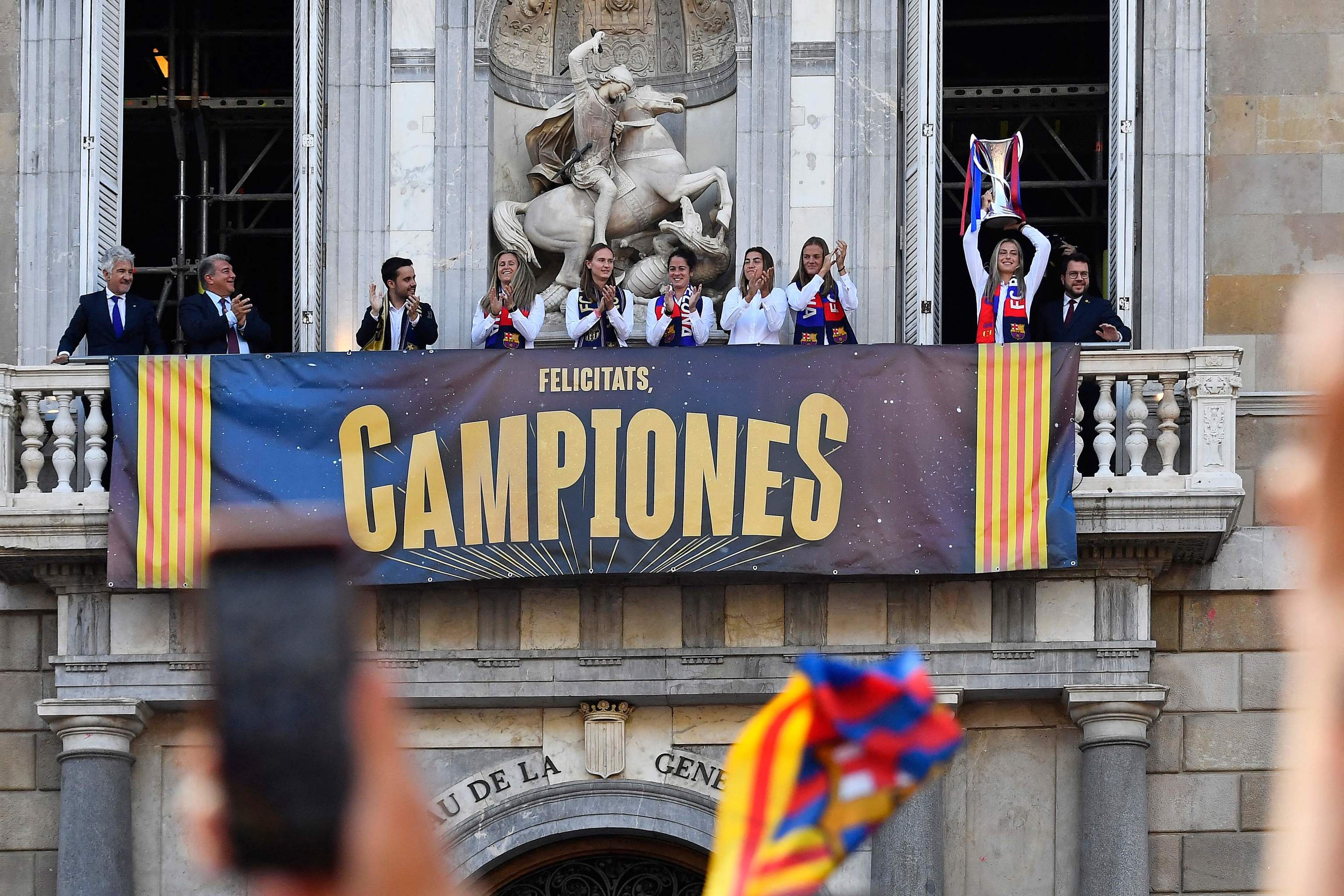 El suceso tuvo lugar durante la celebracin de la victoria azulgrana en Barcelona