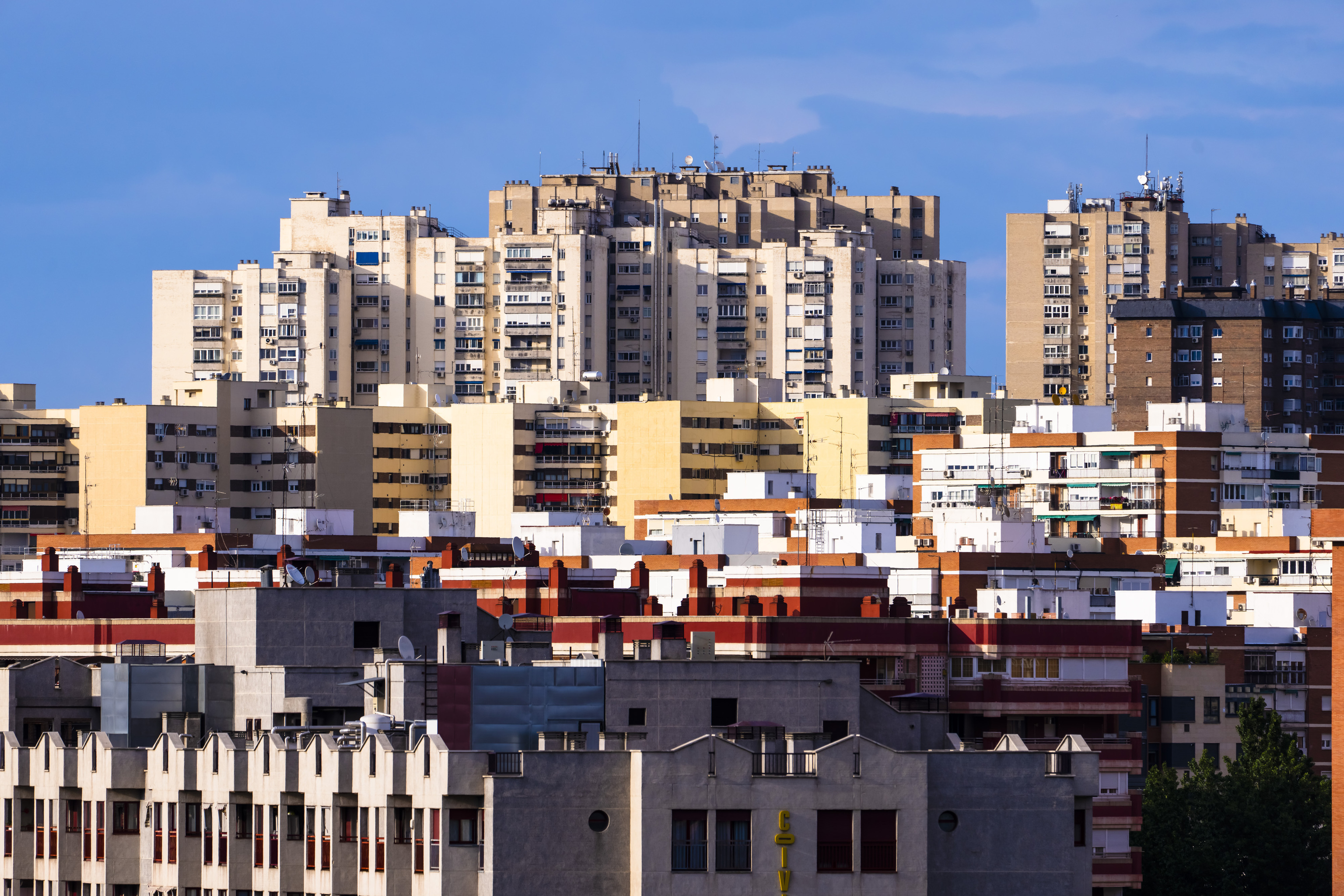Bloques de viviendas en Madrid