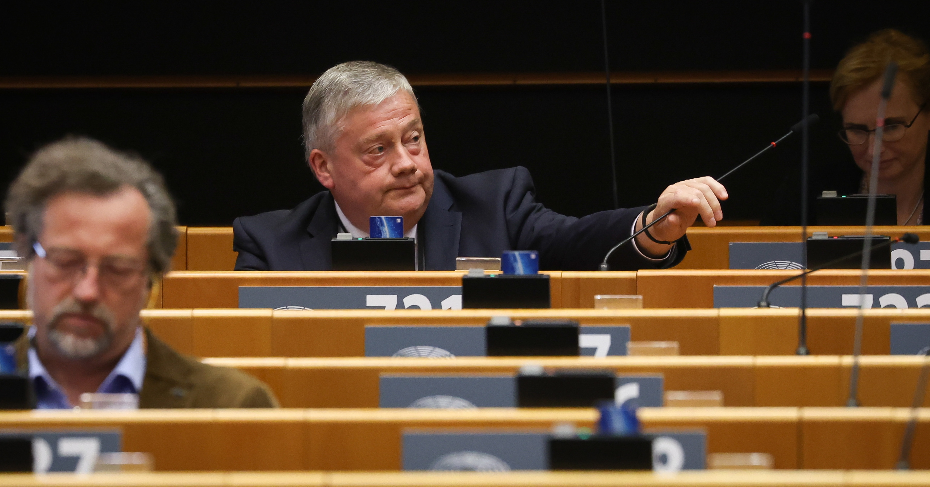 El miembro del Parlamento Europeo, Marc Tarabella, en Bruselas.