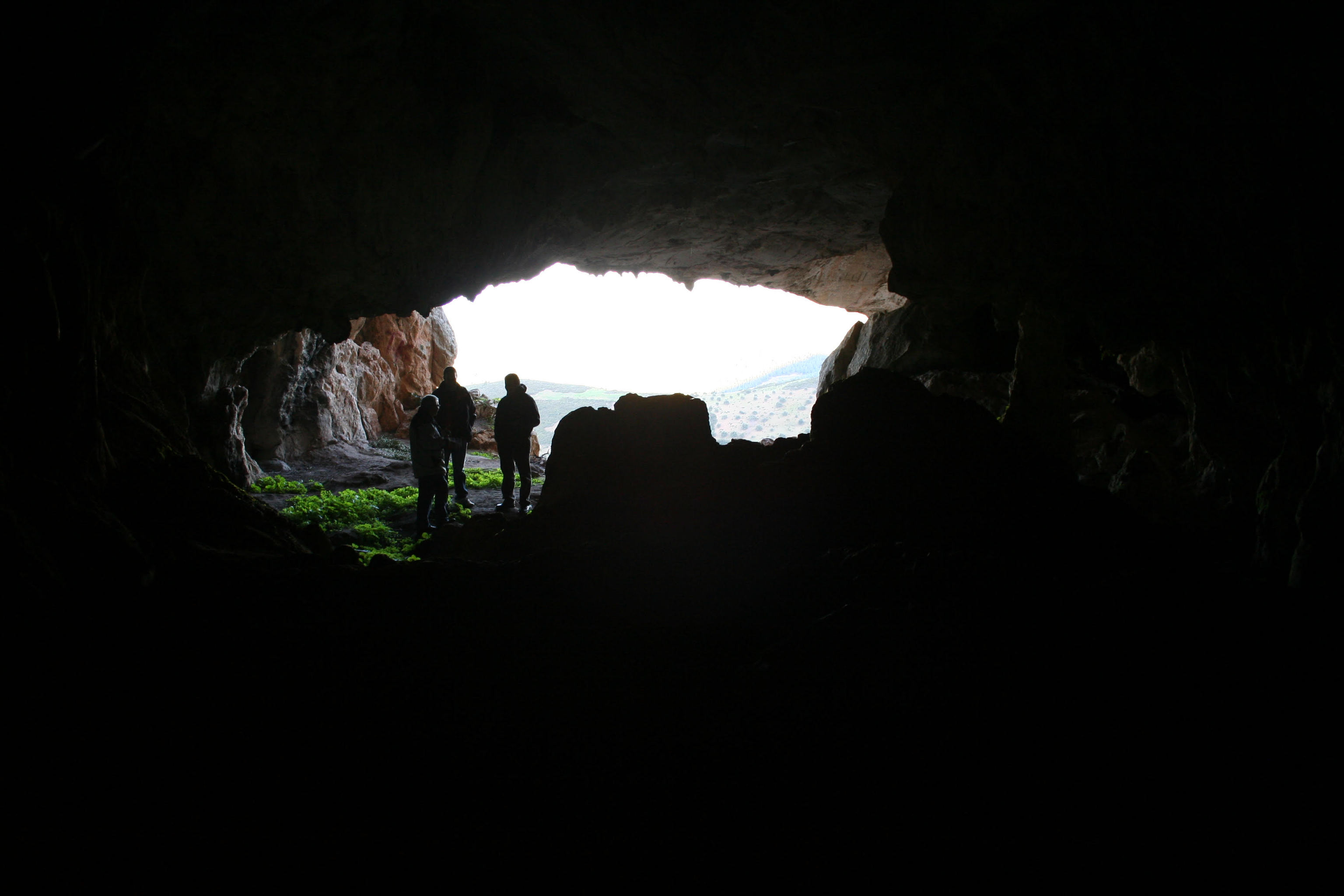 Entrada a la cueva Neoltica de Kaf Taht el-Ghar.