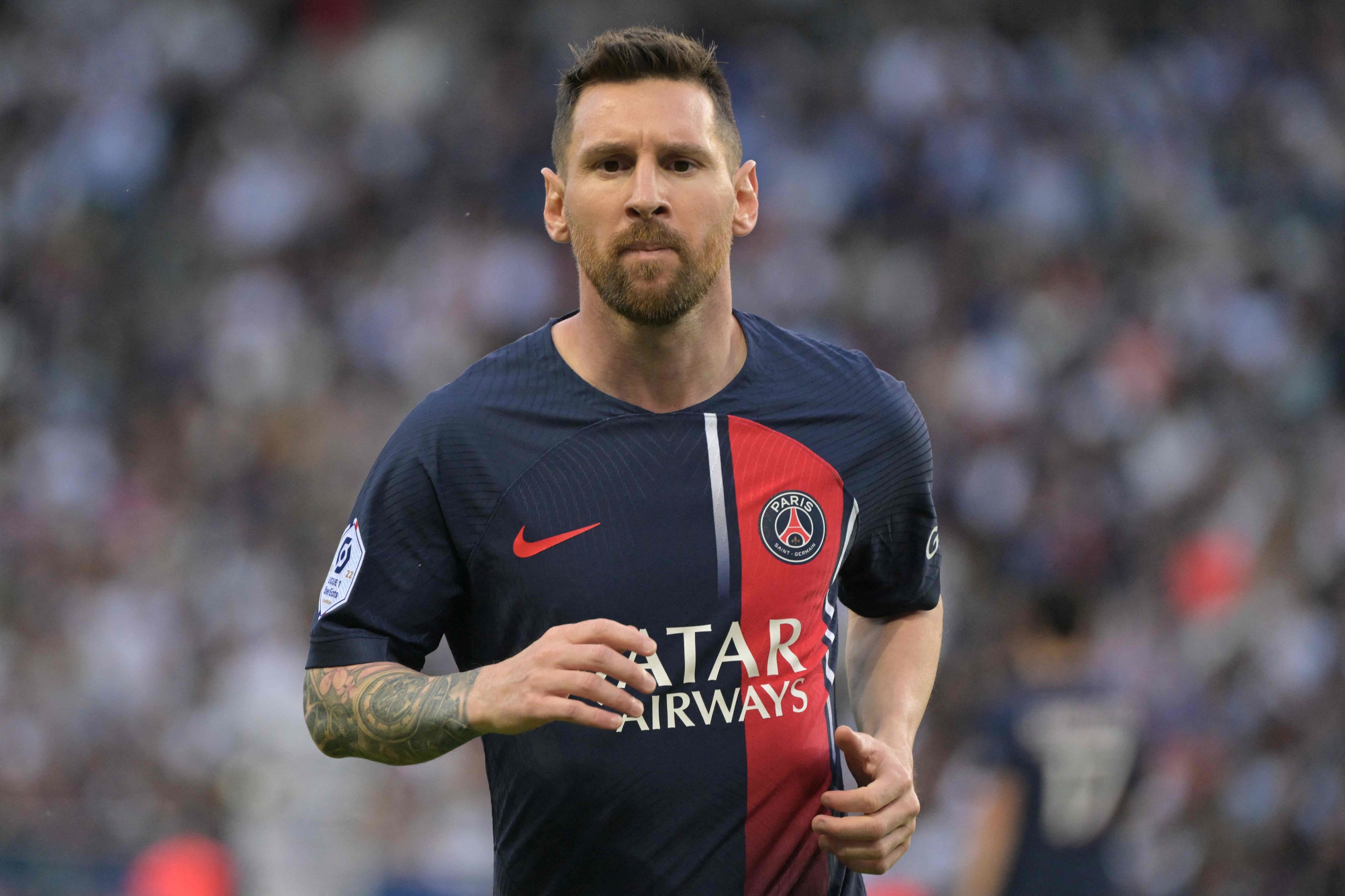 Messi, el pasado sábado, en su último partido con el PSG ante el Clermont.