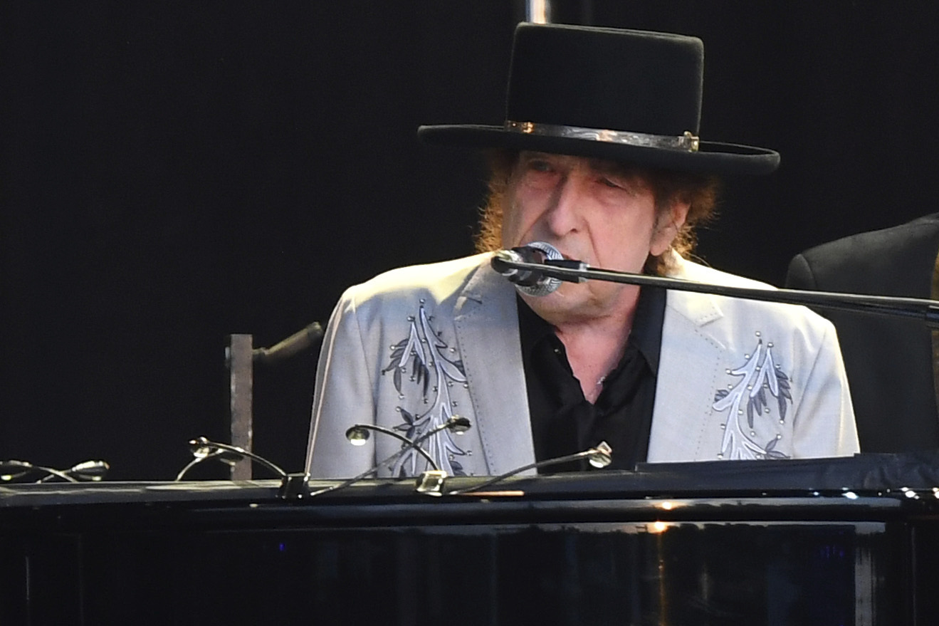 Bob Dylan, en una actuación en Londres en 2019.