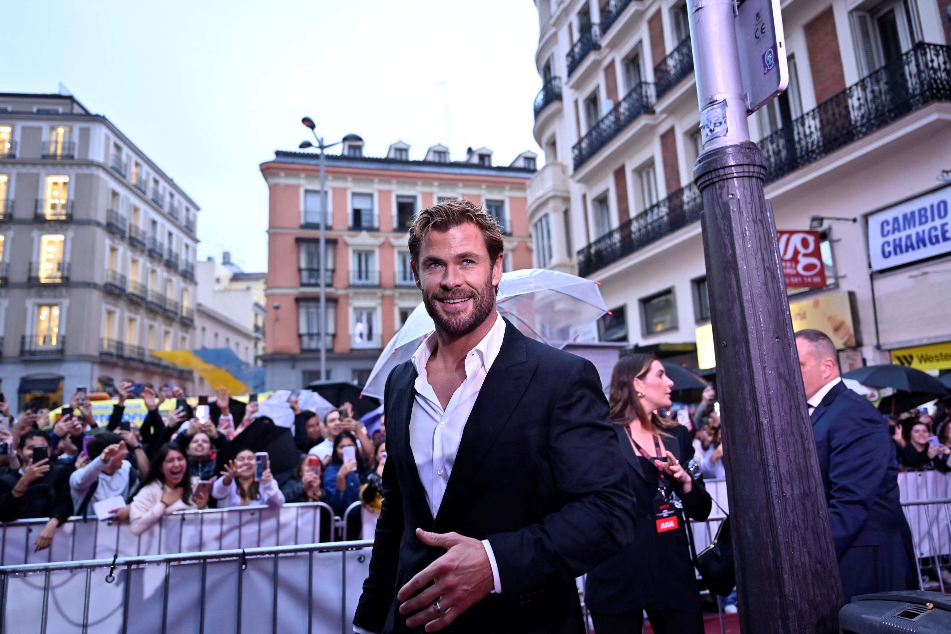El actor australiano Chris Hemsworth en Madrid el pasado mircoles.