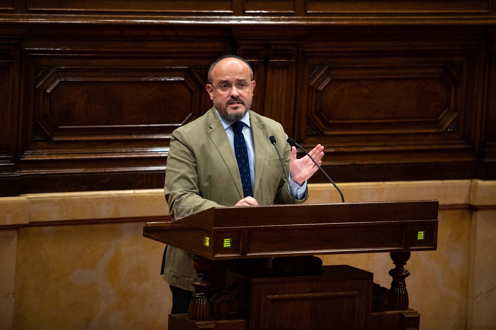 Alejandro Fernández, presidente del PP catalán.