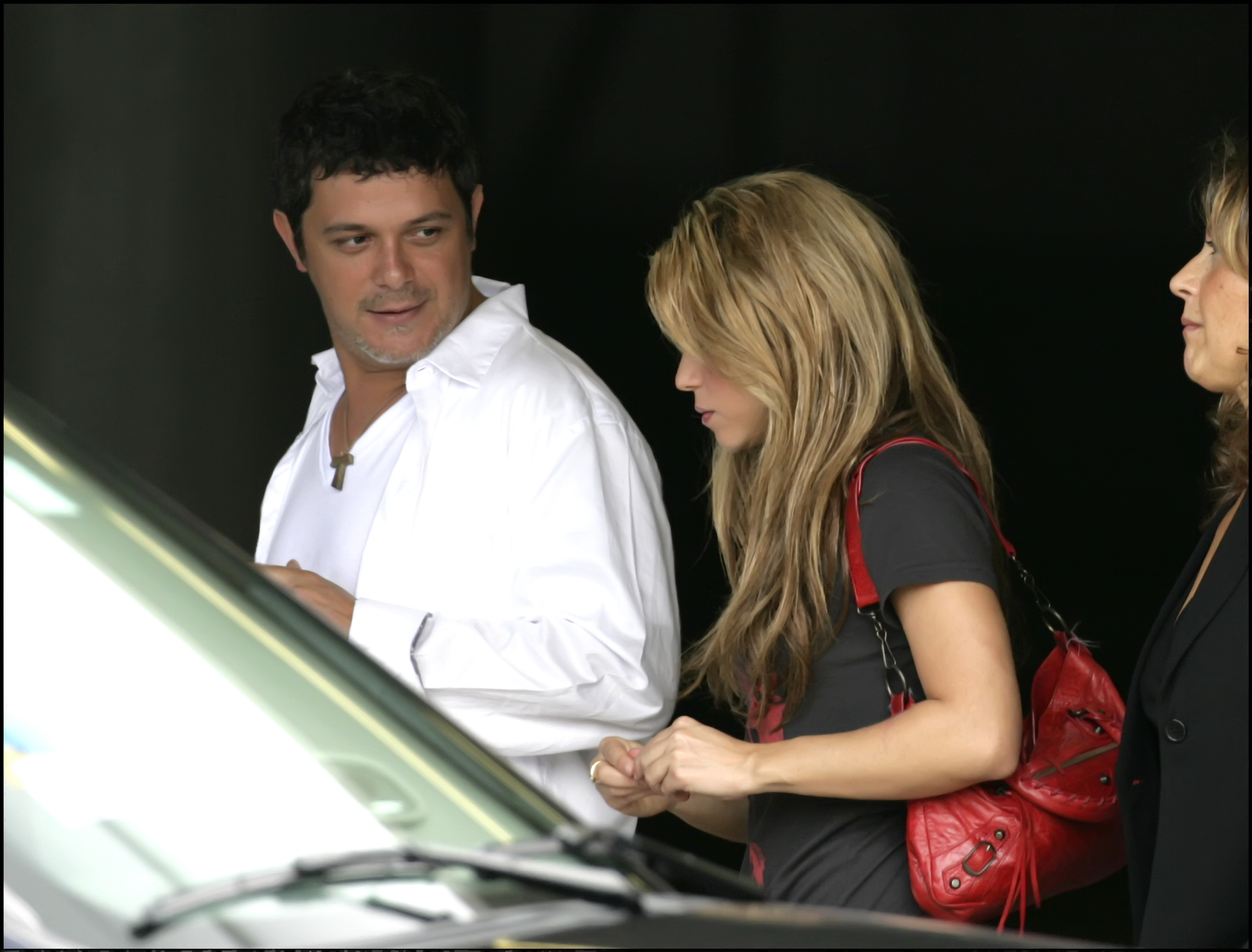 Sanz y Shakira, en Miami en 2008.