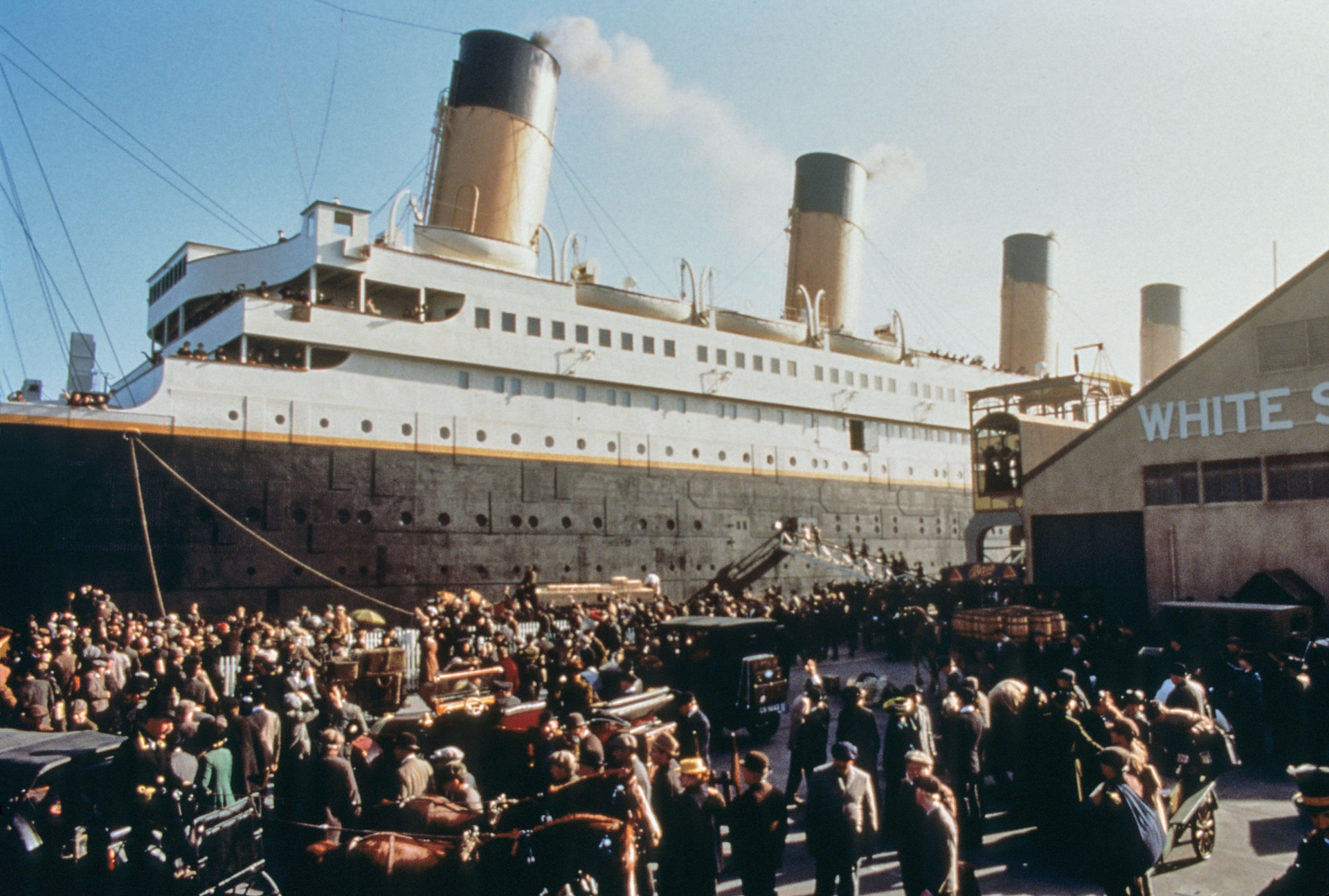 Fotograma de la pelcula Titanic de James Cameron.