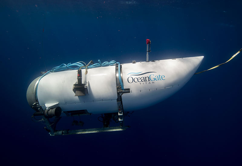 El submarino de OceanGate.