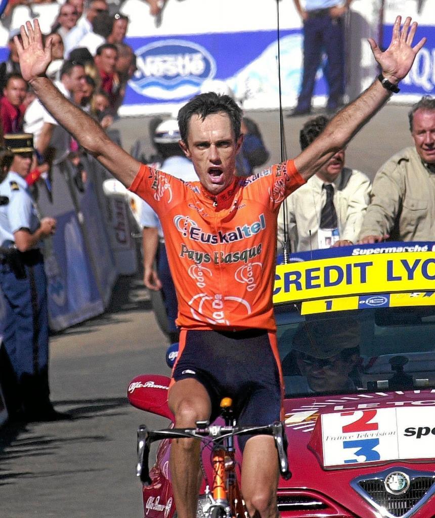 Laiseka gana en Luz-Ardiden en 2001.
