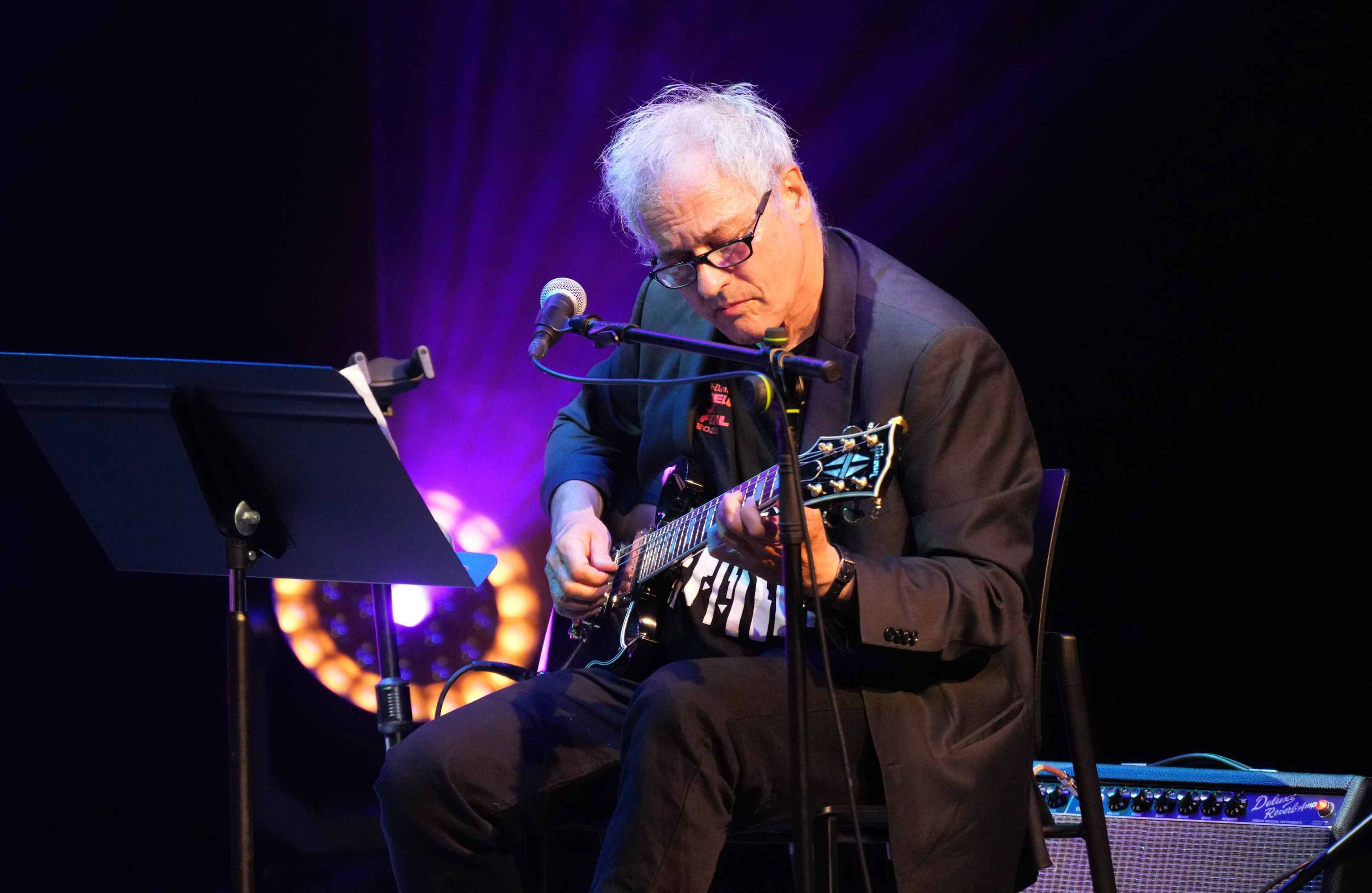 Marc Ribot, durante su concierto en Getxo Jazz.