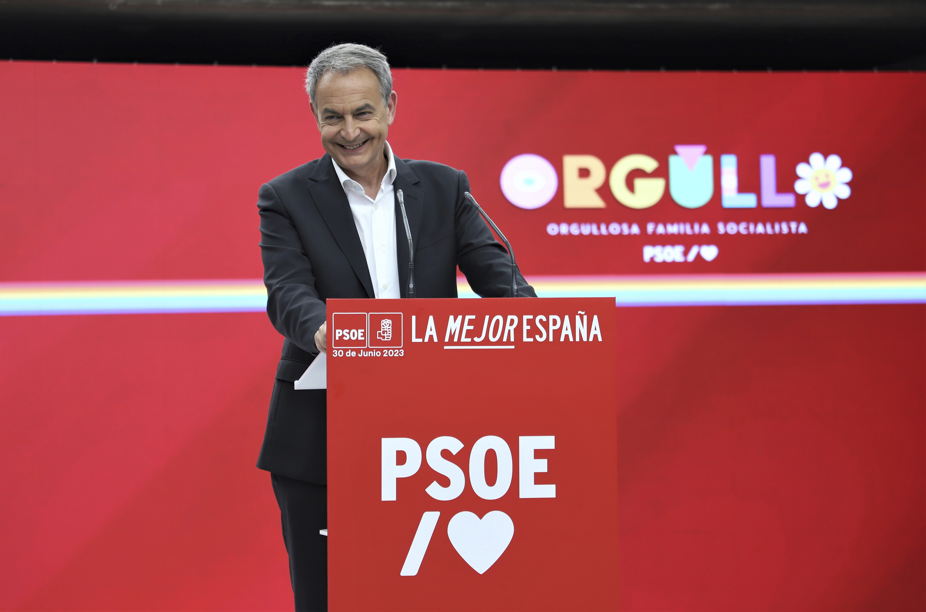 El expresidente del Gobierno, Jos Luis Rodrguez  Zapatero, el pasado viernes.