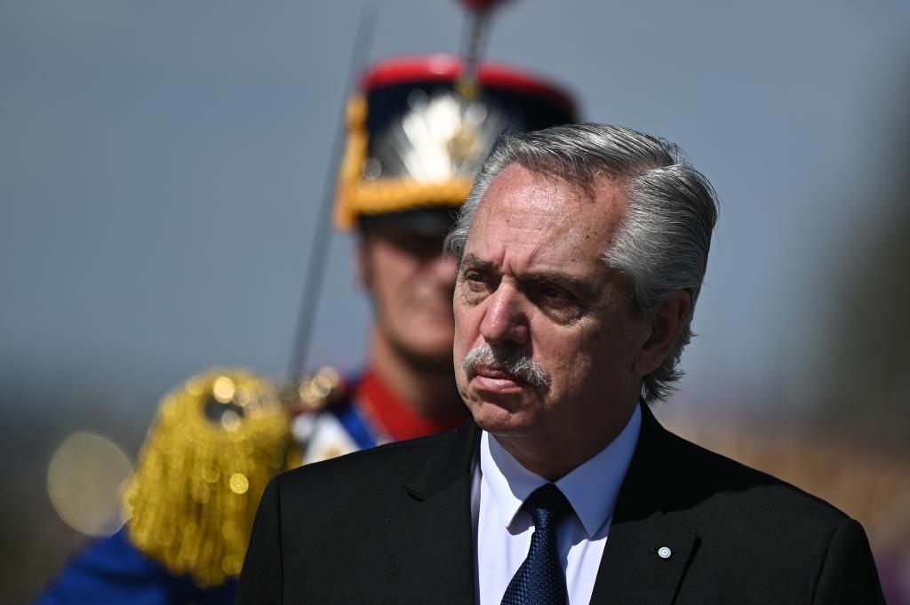 The President of Argentina, Alberto Fern
