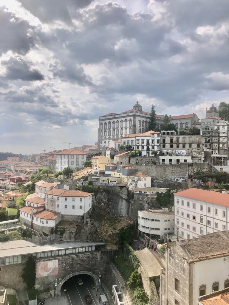 Vista de Oporto desde el puente Don Luis I.