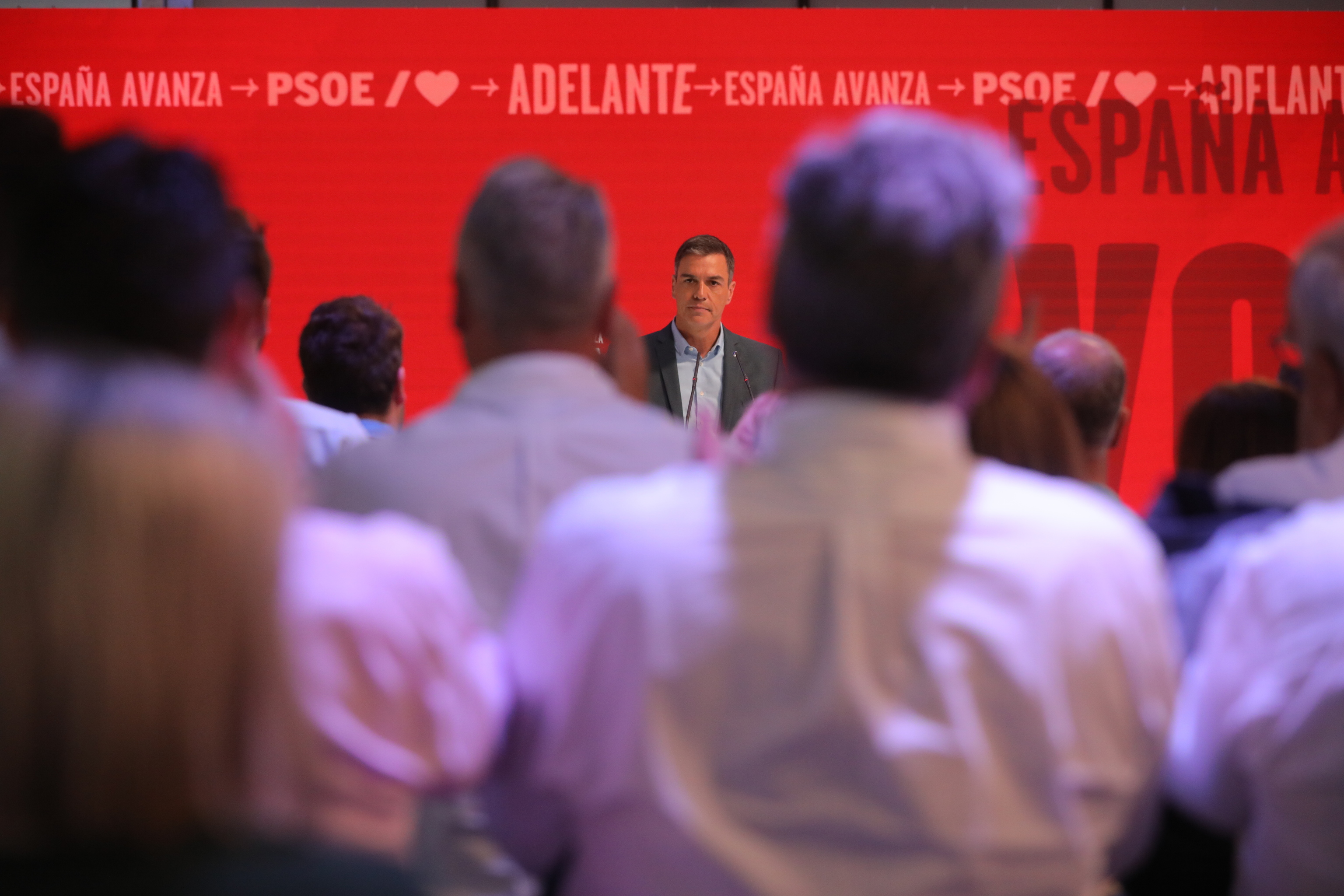 Pedro Sánchez, este viernes, en la presentación del programa electoral del PSOE.