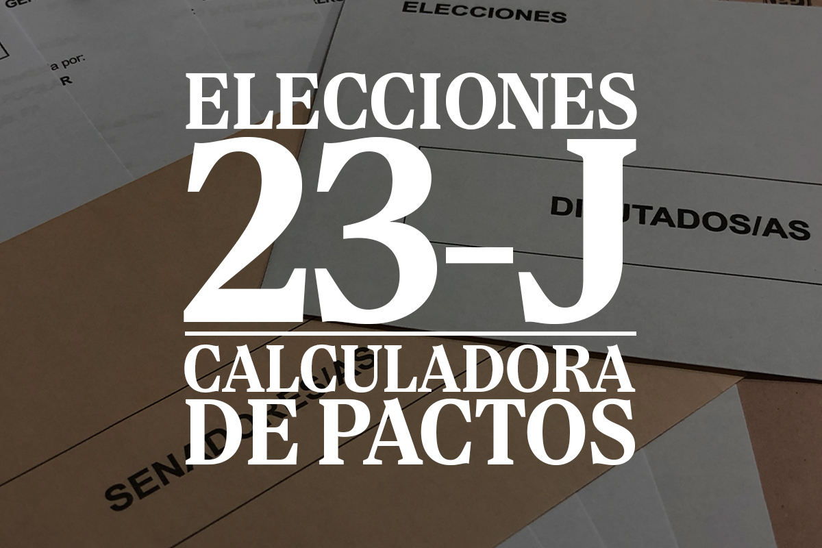 Calculadora de pactos elecciones generales 2023