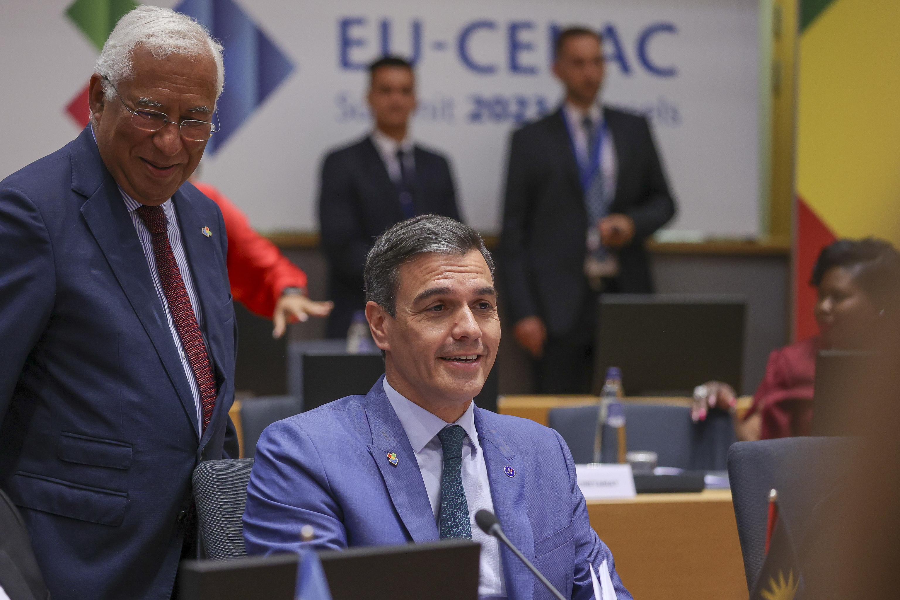 Pedro Sánchez en la cumbre UE-Celac celebrada este lunes en Bruselas.