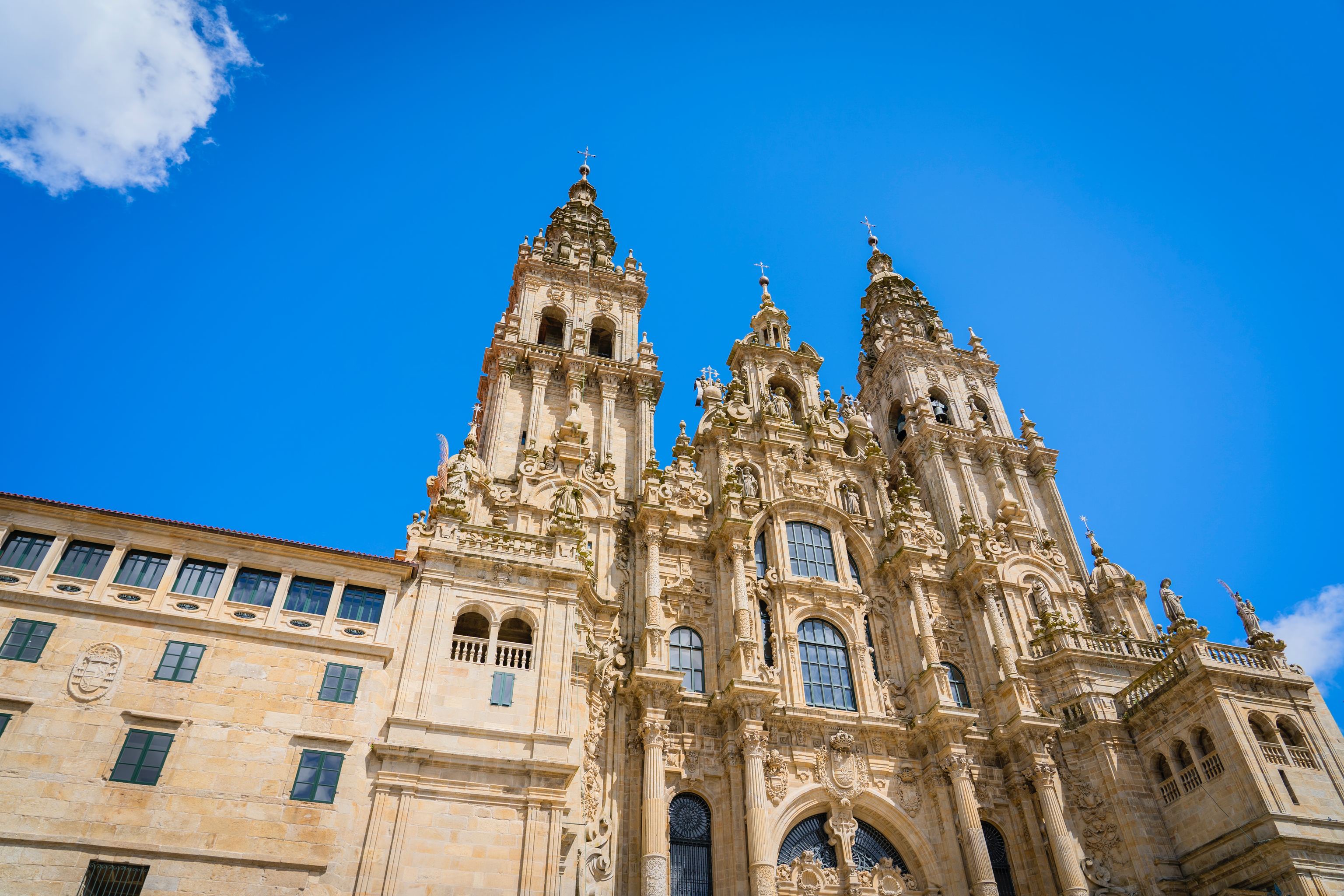 La catedral de Santiago de Compostela.