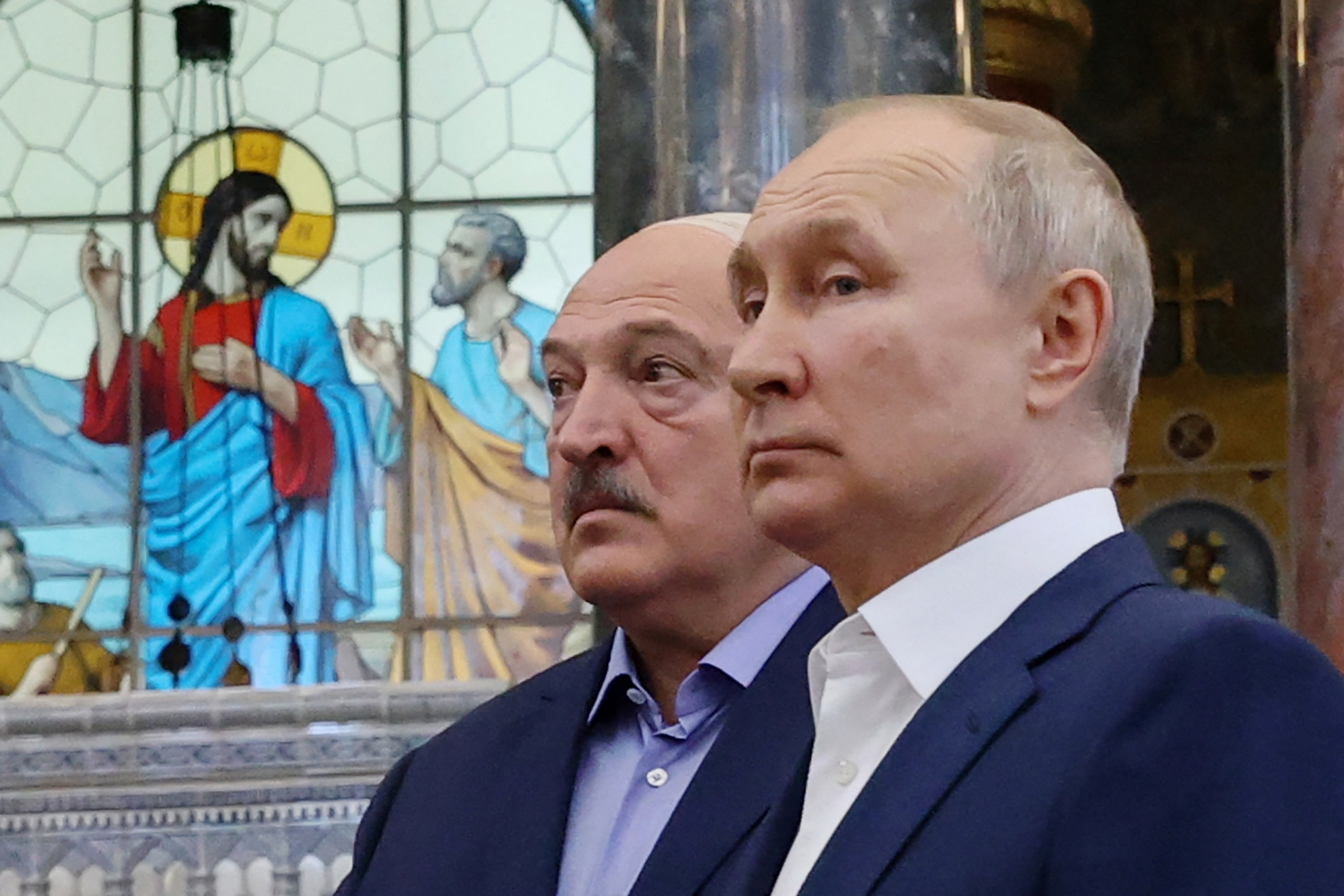 Lukashenko y Putin, este domingo en San Petersburgo