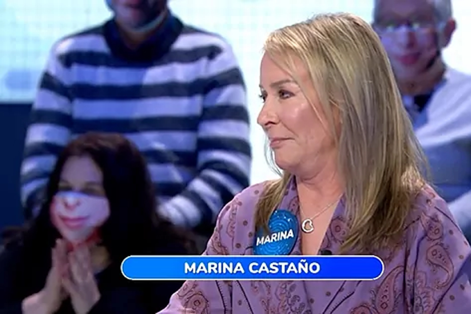 Marina Castao participando en Pasapalabra.
