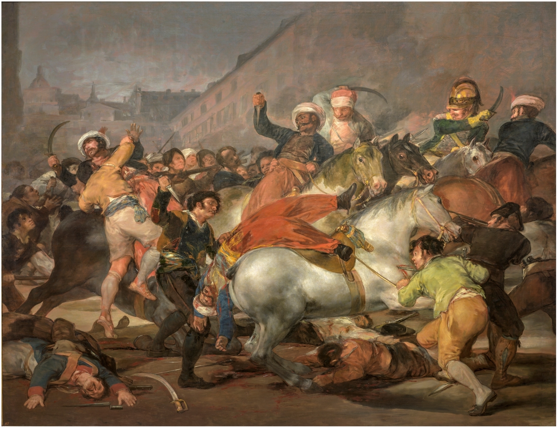 La lucha con los mamelucos, de Francisco de Goya.