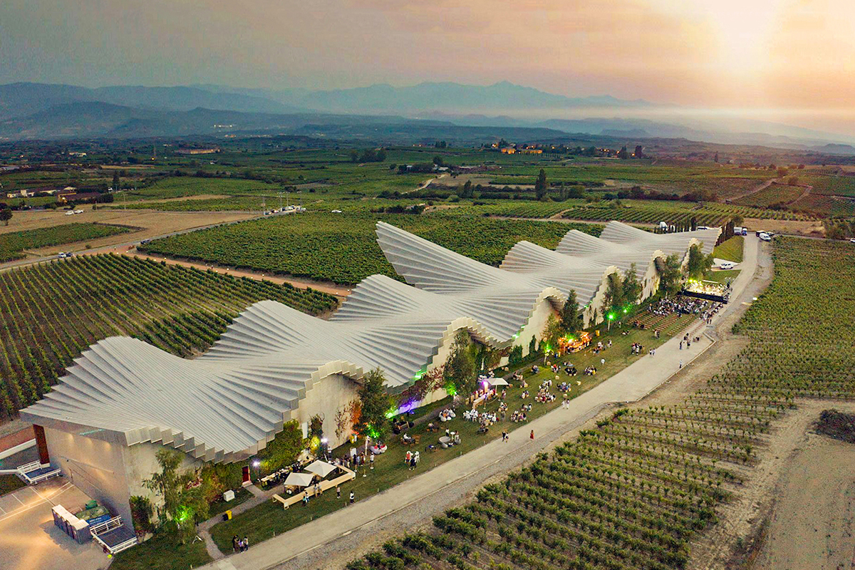 La bodega de Ysios es uno de los puntos en los que se desarrolla el festival Esférica Rioja Alavesa