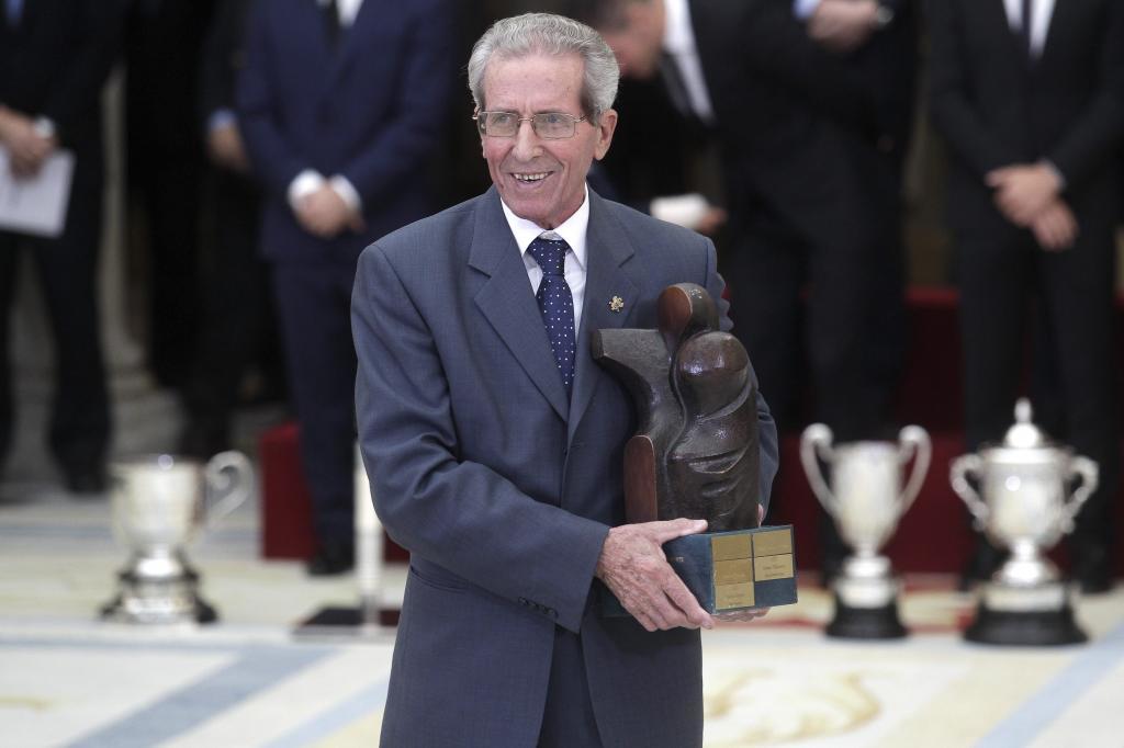 Federico Martín Bahamontes, al recibir el Premio del Deporte 2013