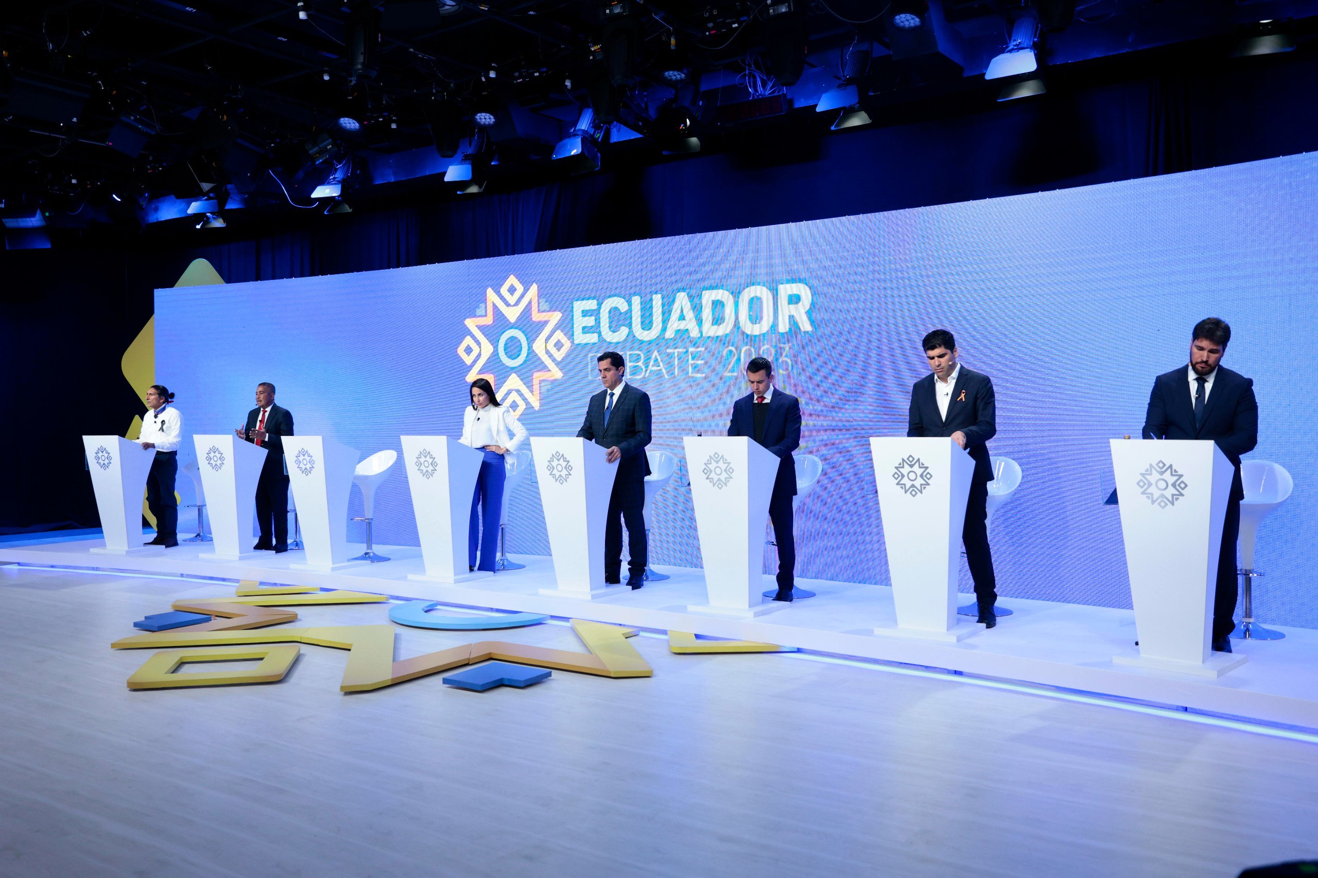 Ecuador: Villavicencio gana el debate de las ausencias