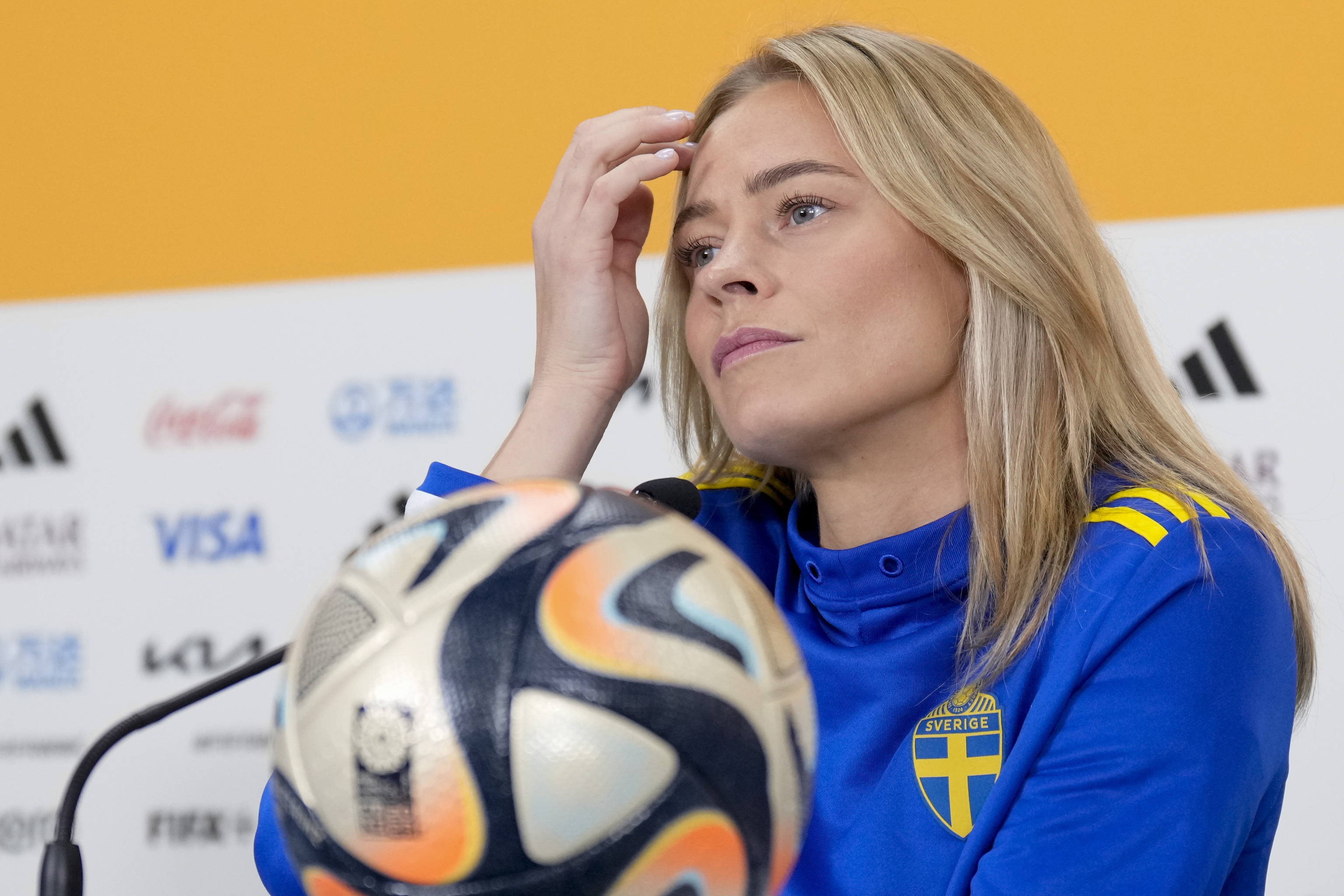La jugadora sueca del Bara Fridolina Rlfo.