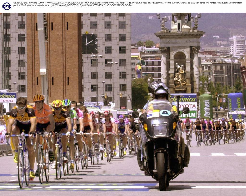 La Vuelta por Barcelona en una imagen de archivo