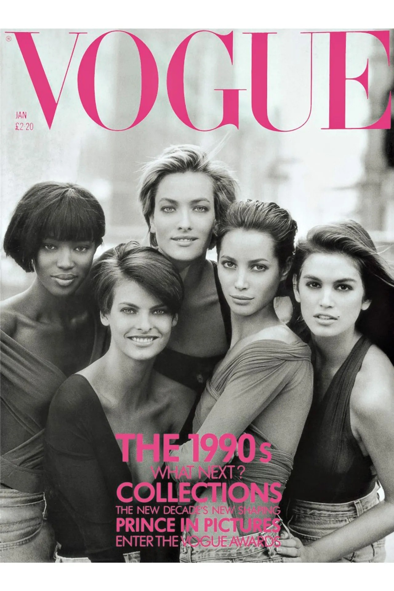 La mtica portada de 'Vogue' del fotgrafo Peter Lindbergh, publicada en enero de 1990.