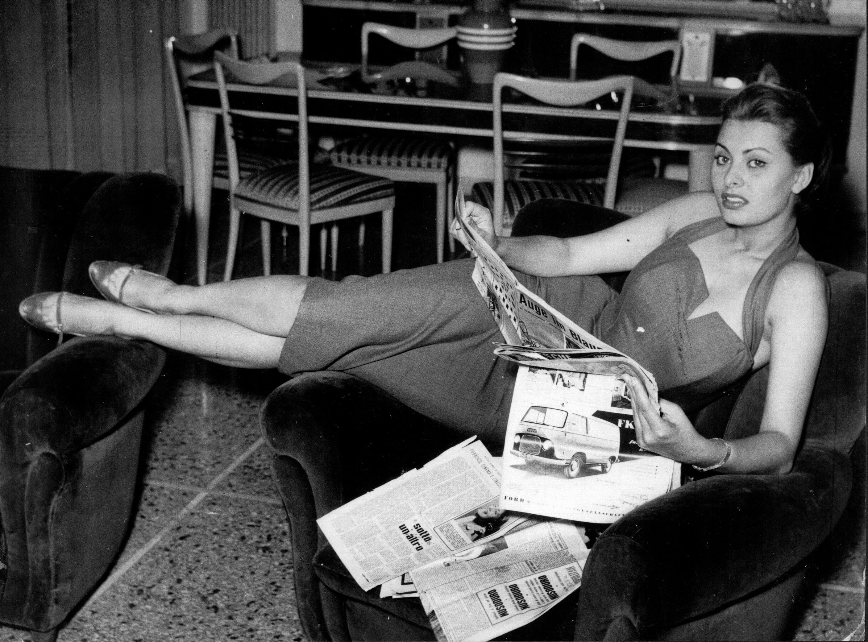 Sophia Loren, en una imagen de los años 50.