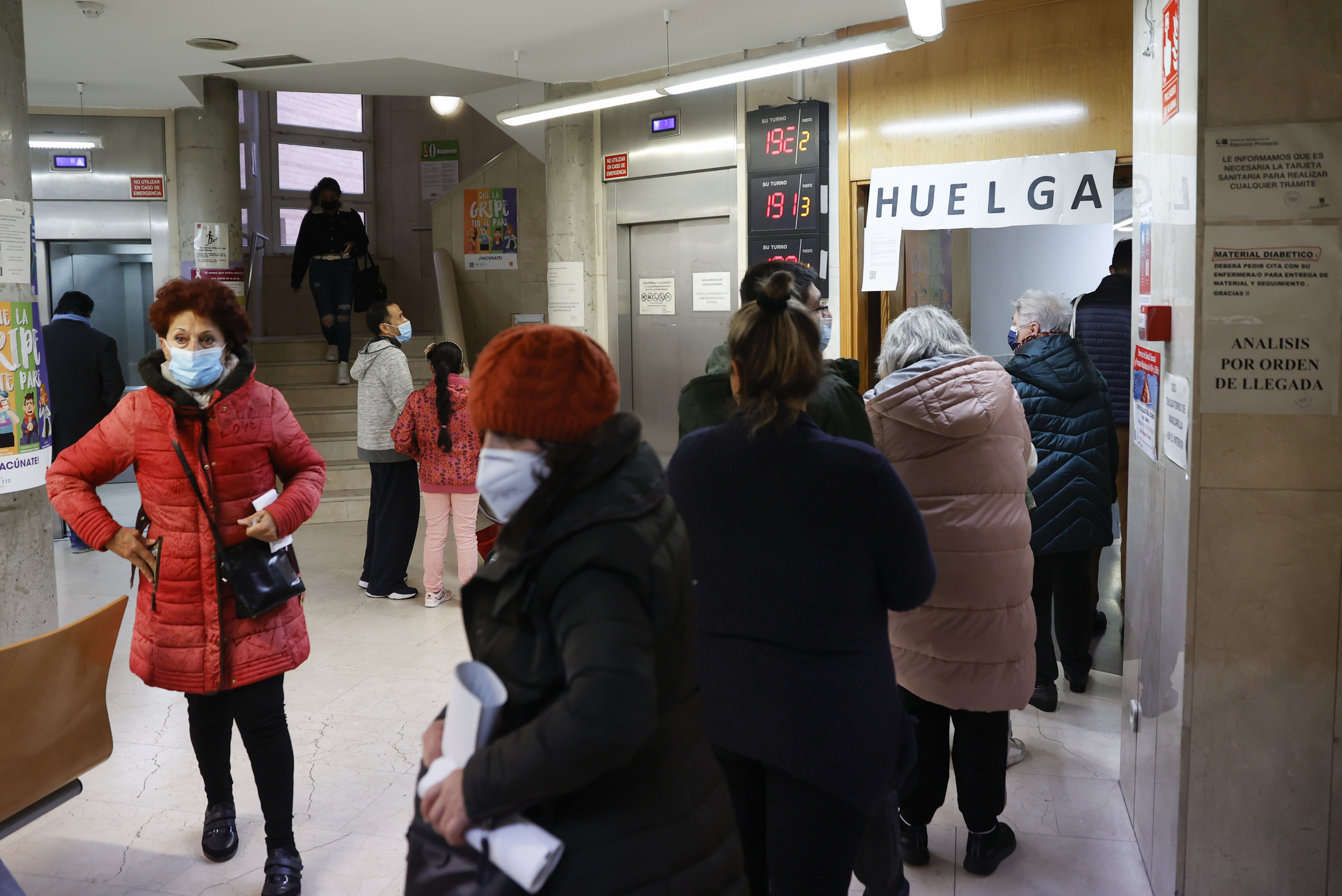 Este invierno tuvo lugar la huelga indefinida en los 430 centros de salud de la Comunidad de Madrid, en protesta por "la sobrecarga de trabajo"