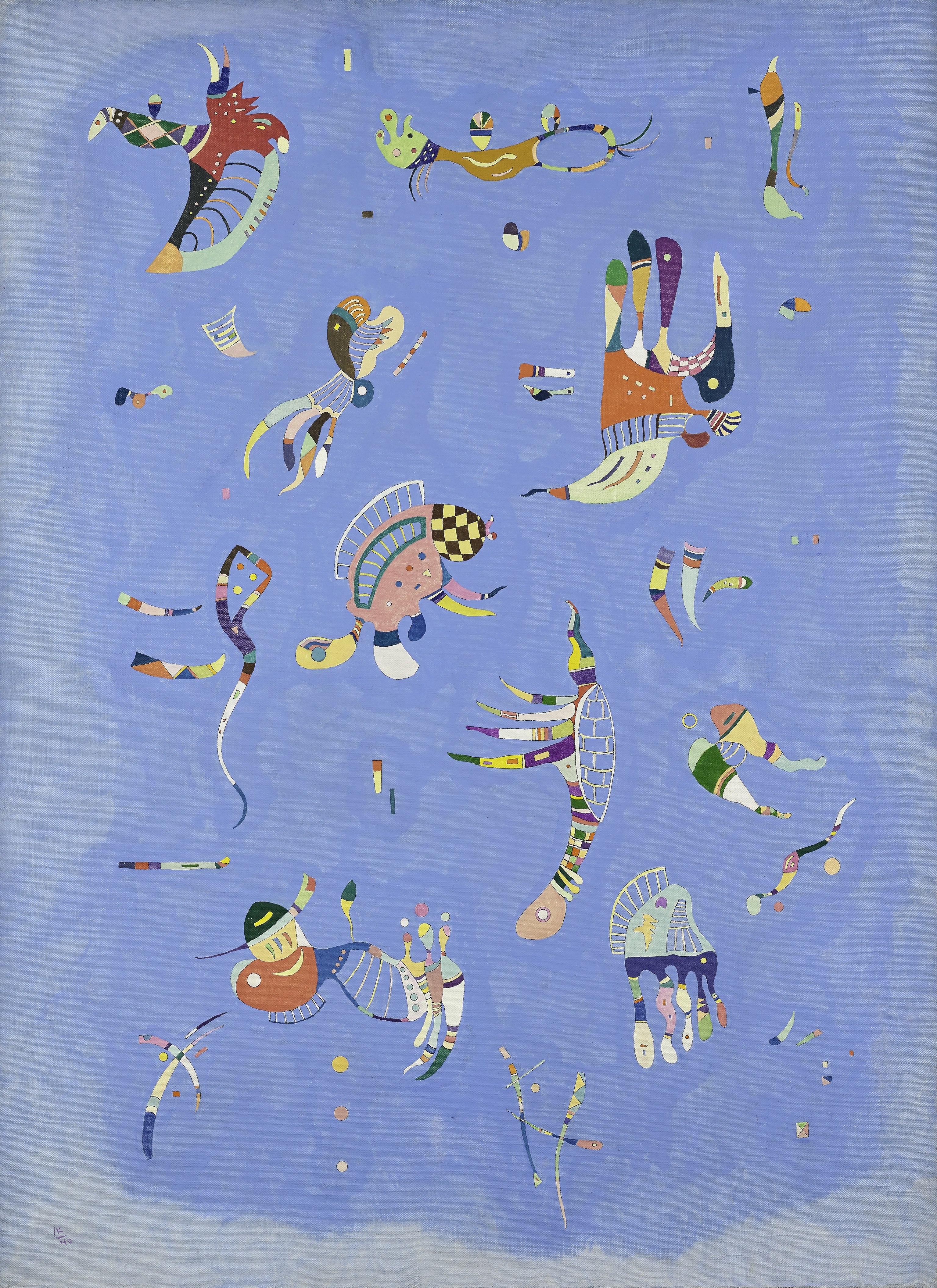 'Bleu de ciel' [Cielo azul] de Wassily Kandinsky (1940).